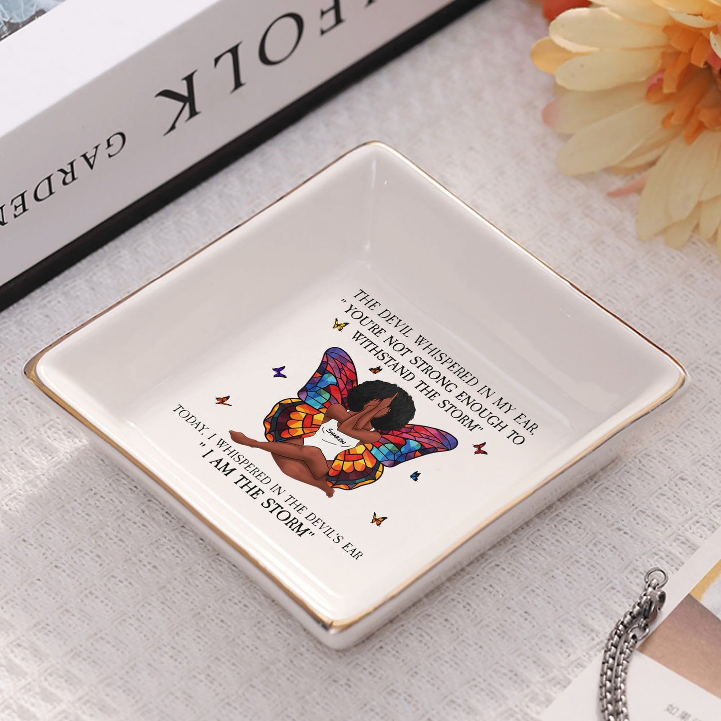 Custom Ceramic Square Dinner Plates Appetizer Plates 1 Pcs ,2 Pcs, 4 Pcs