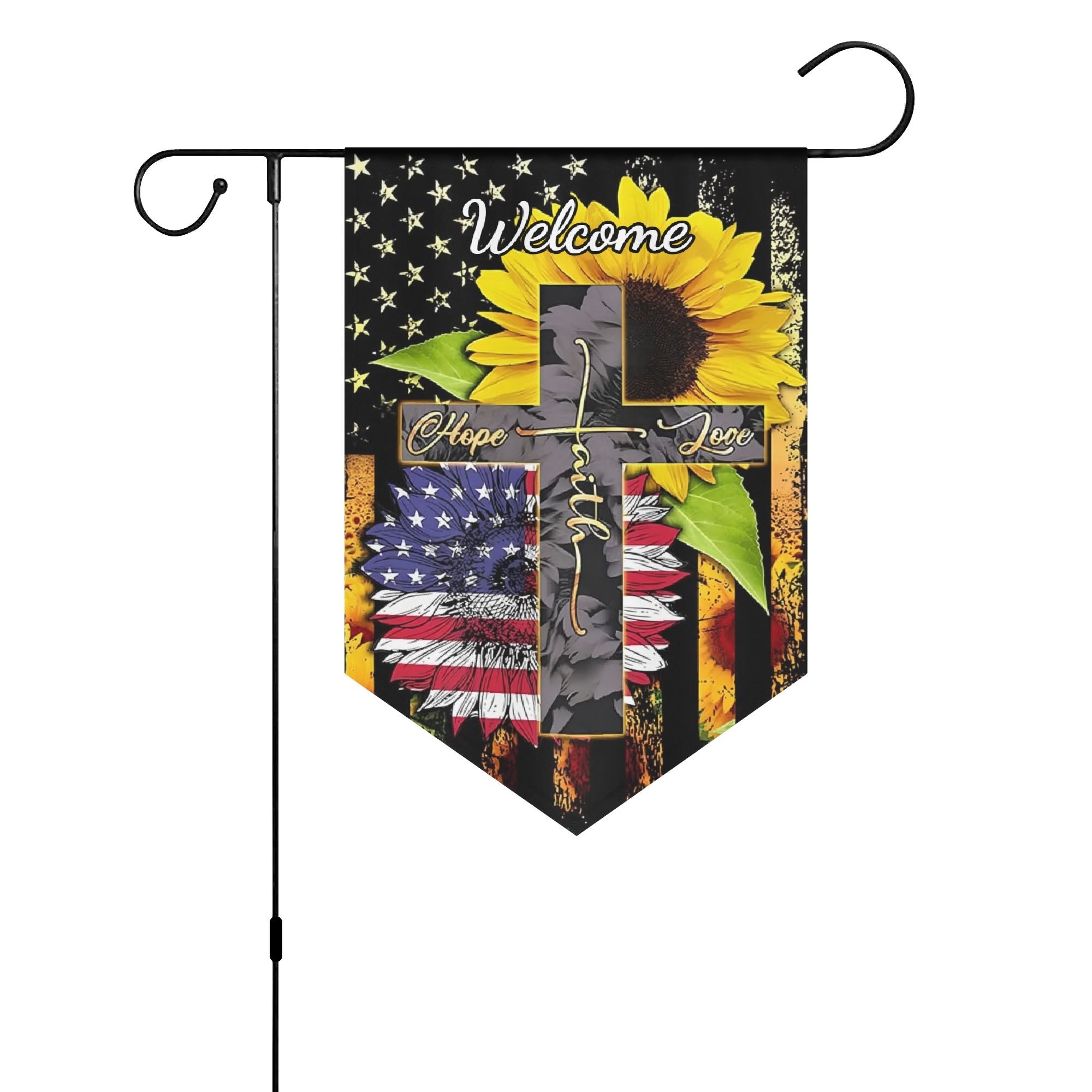 Garden Flag Banner (Inverted-triangle) 12X18 In