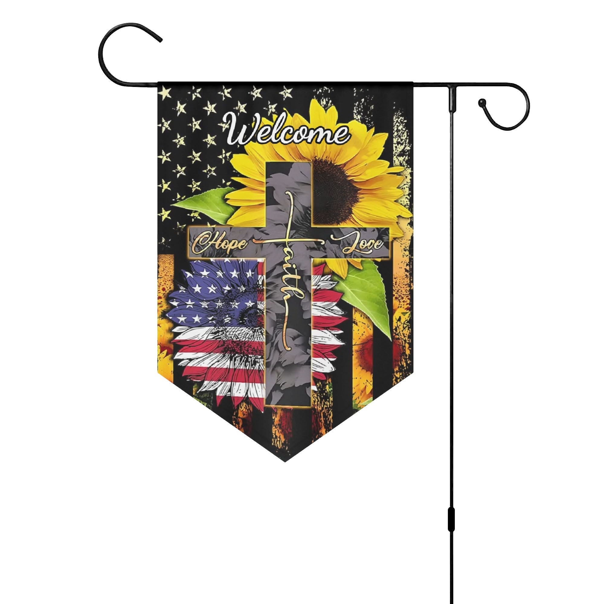 Garden Flag Banner (Inverted-triangle) 12X18 In