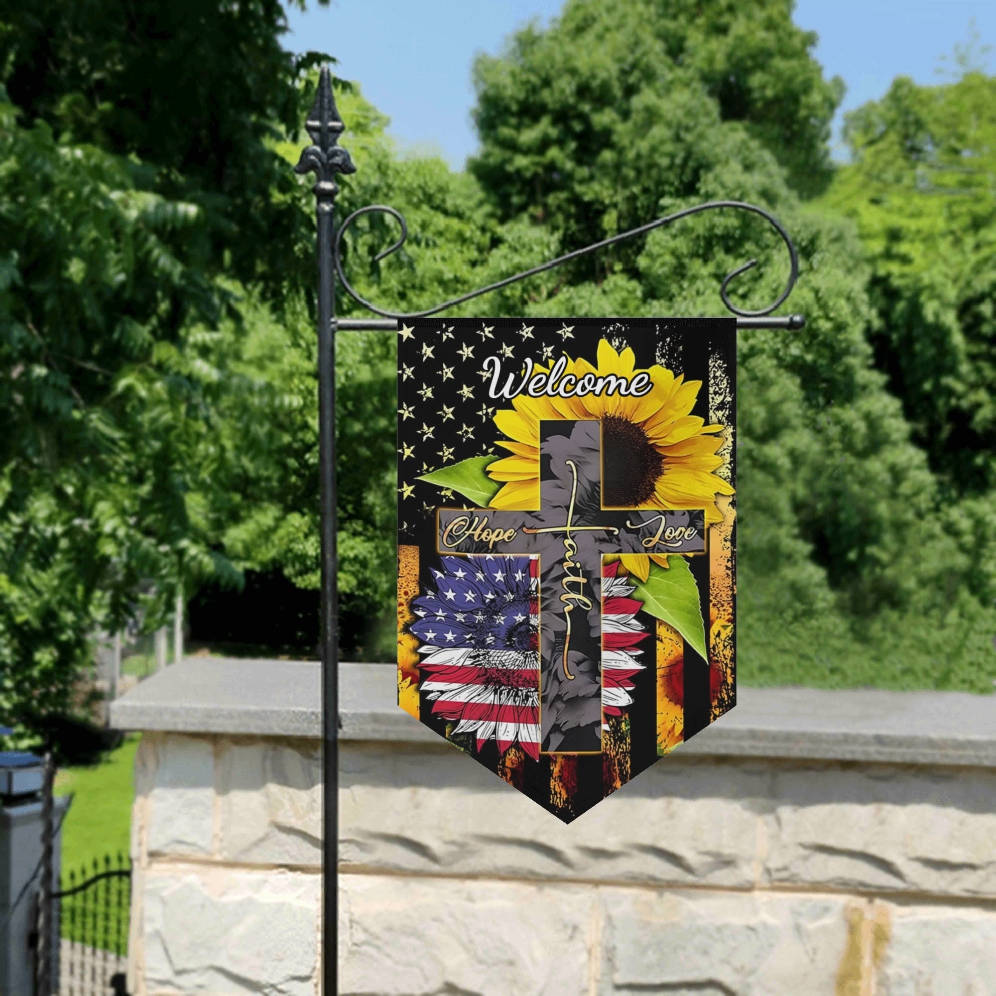Garden Flag Banner (Inverted-triangle) 12X18 In