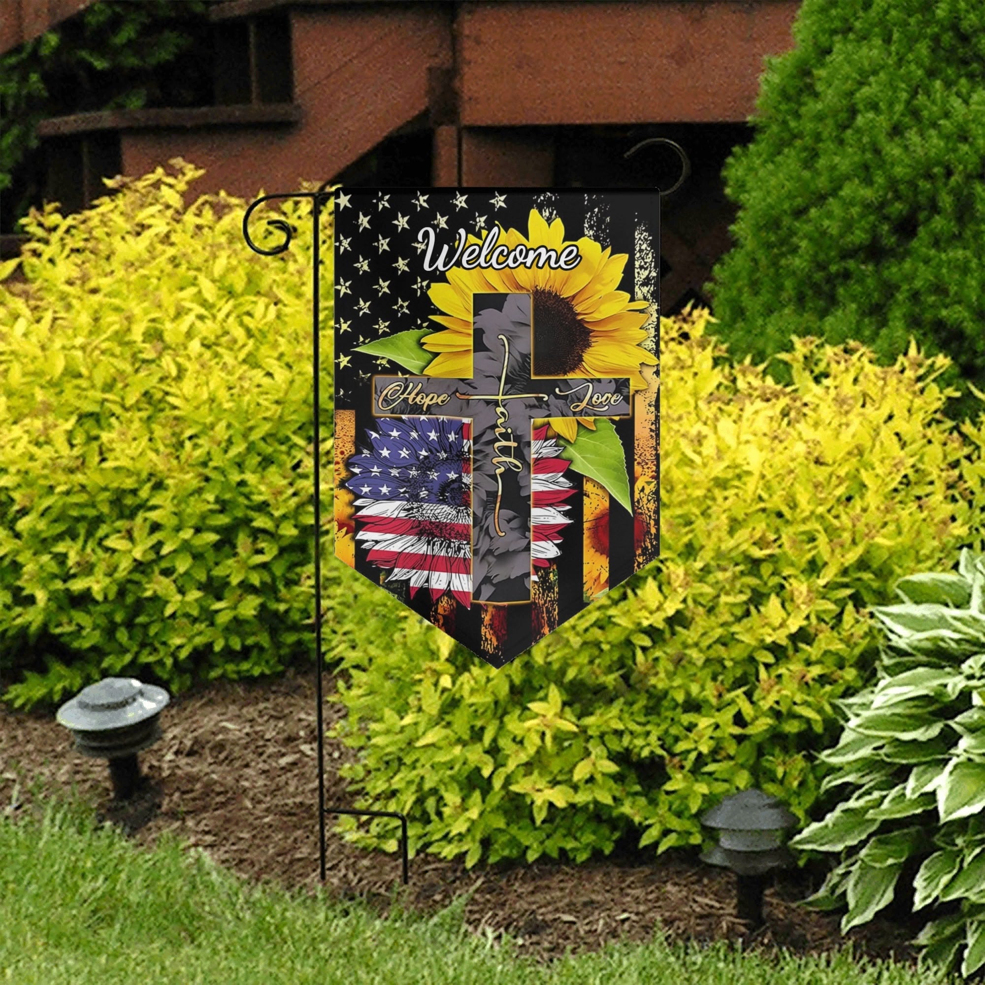 Garden Flag Banner (Inverted-triangle) 12X18 In