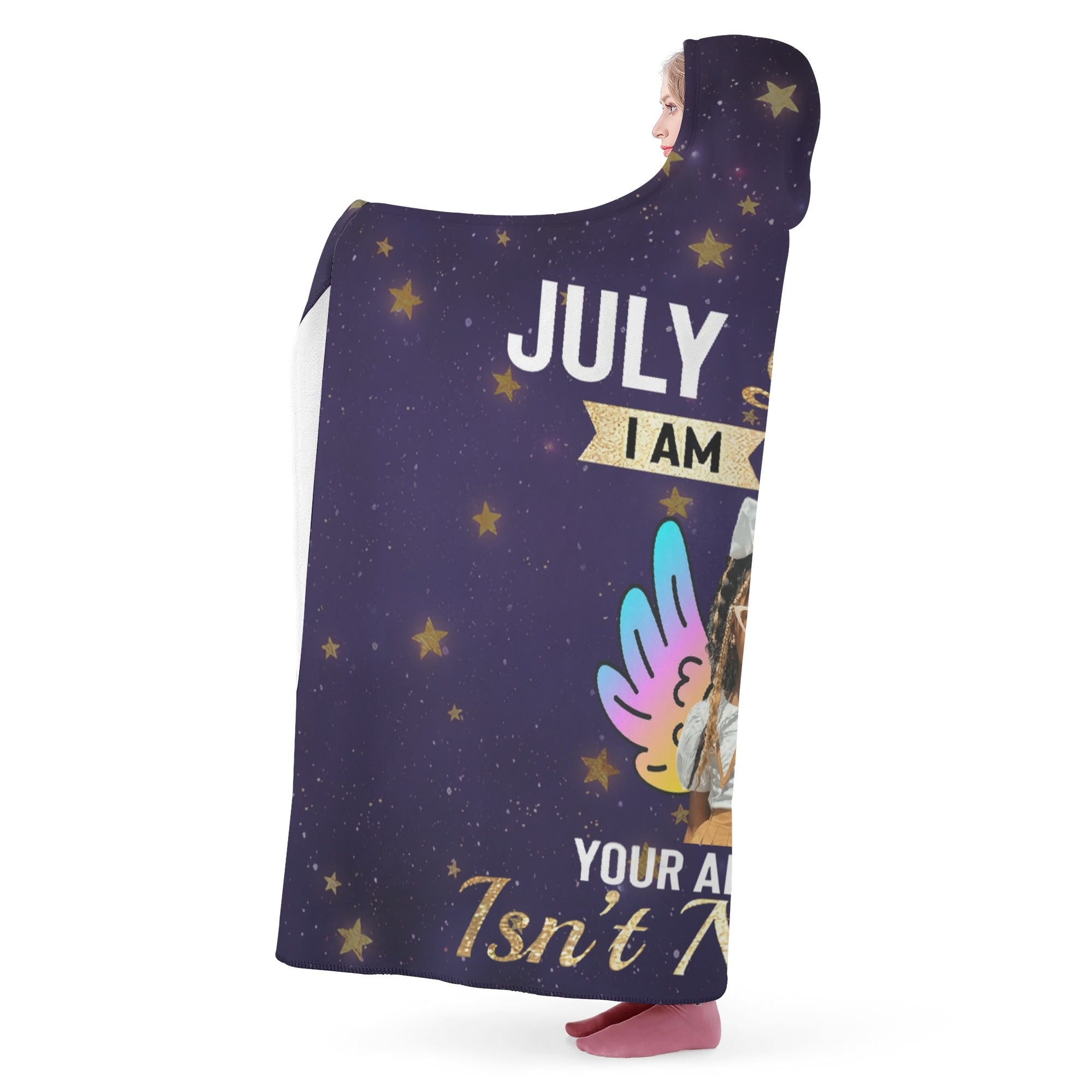 Personalized Wearable Hooded Blanket for Adult for Kids