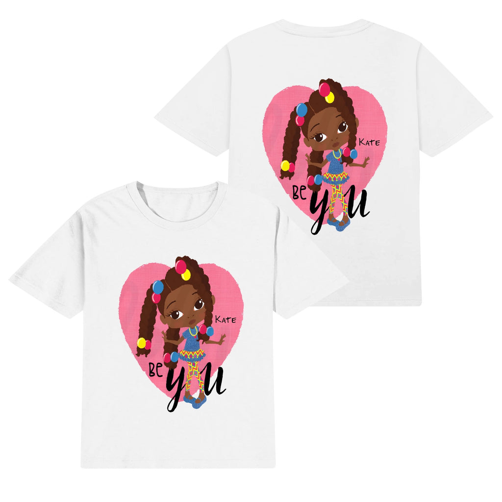 Kids Cotton Front & Back Printing T-Shirt