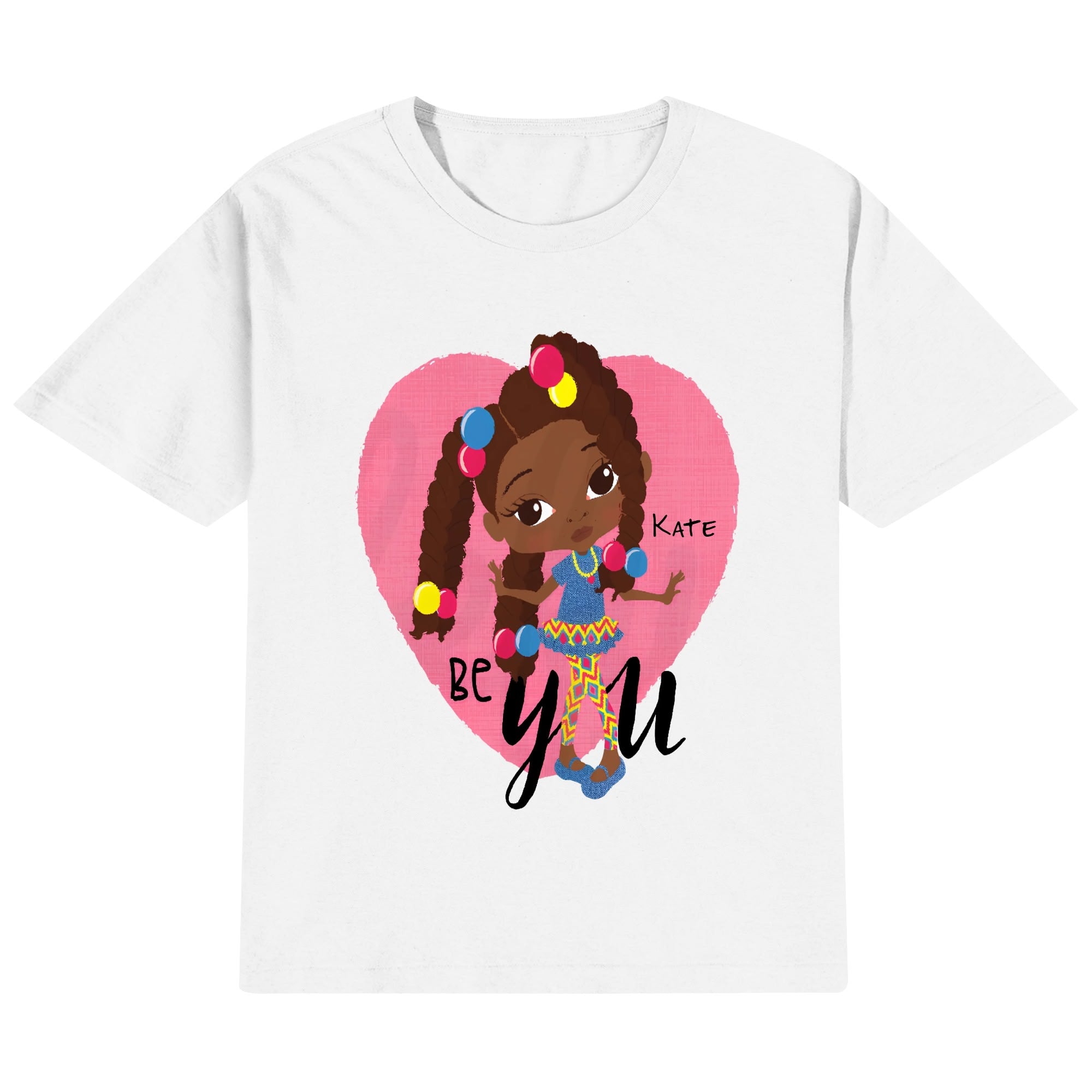 Kids Cotton Front & Back Printing T-Shirt