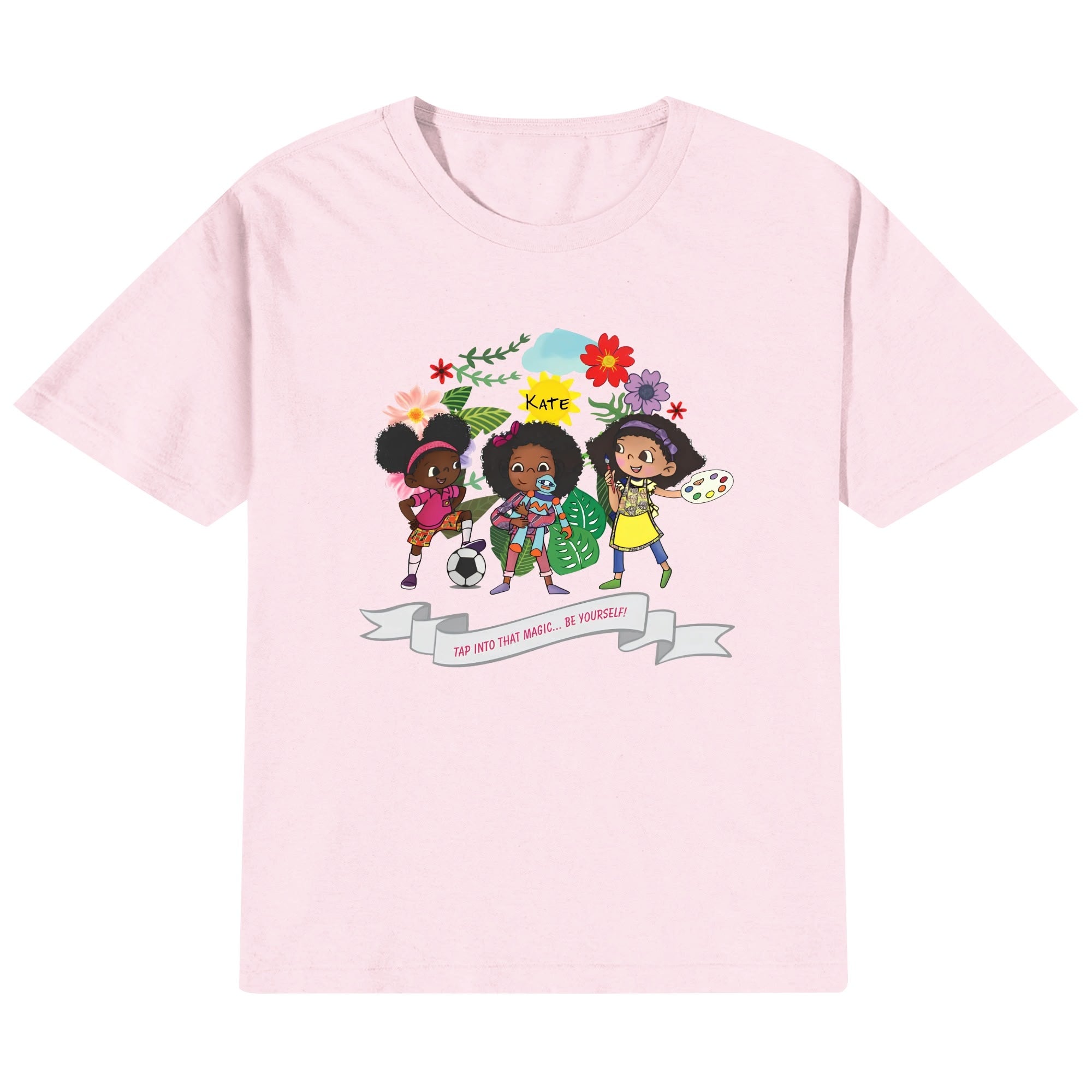 Kids Cotton Front & Back Printing T-Shirt