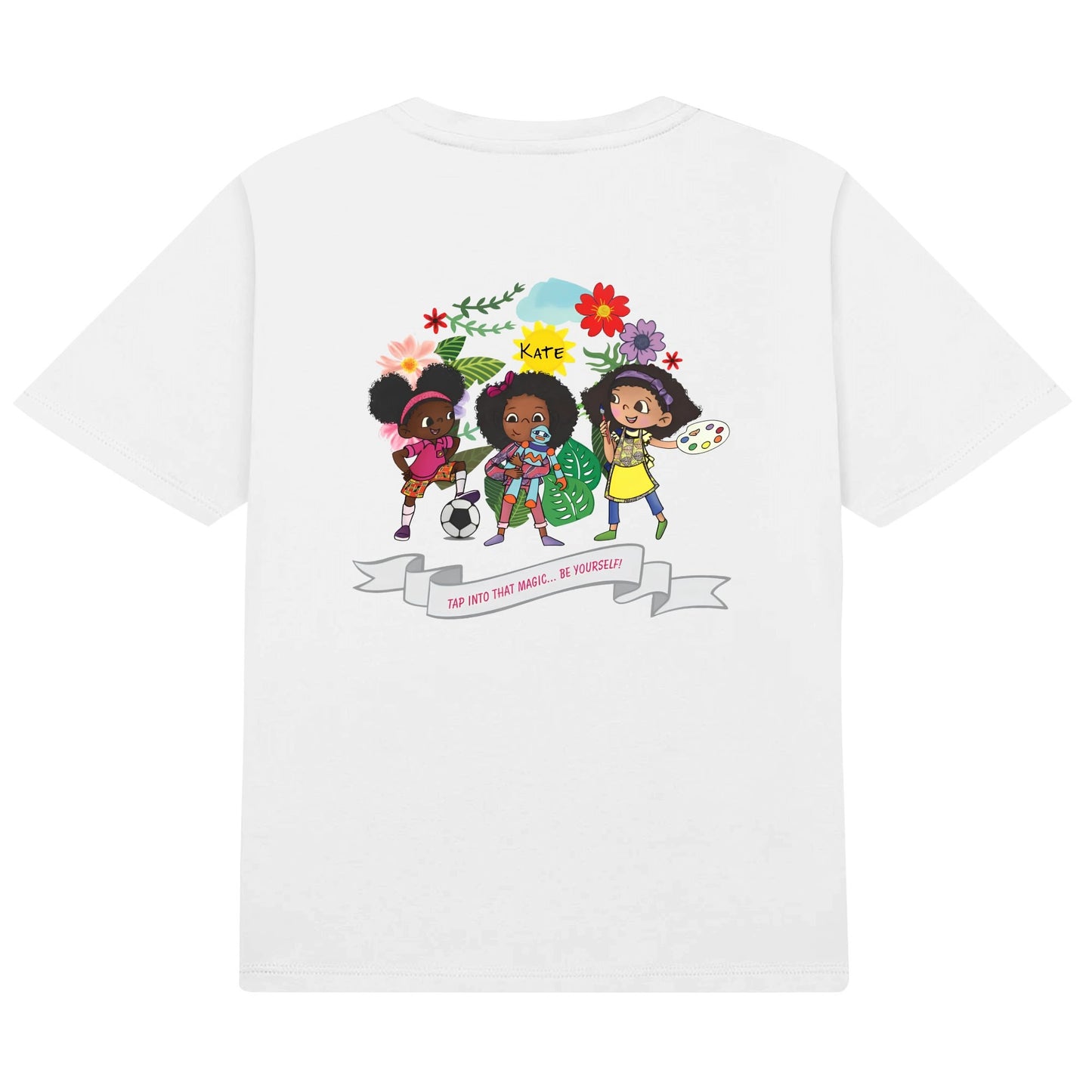 Kids Cotton Front & Back Printing T-Shirt