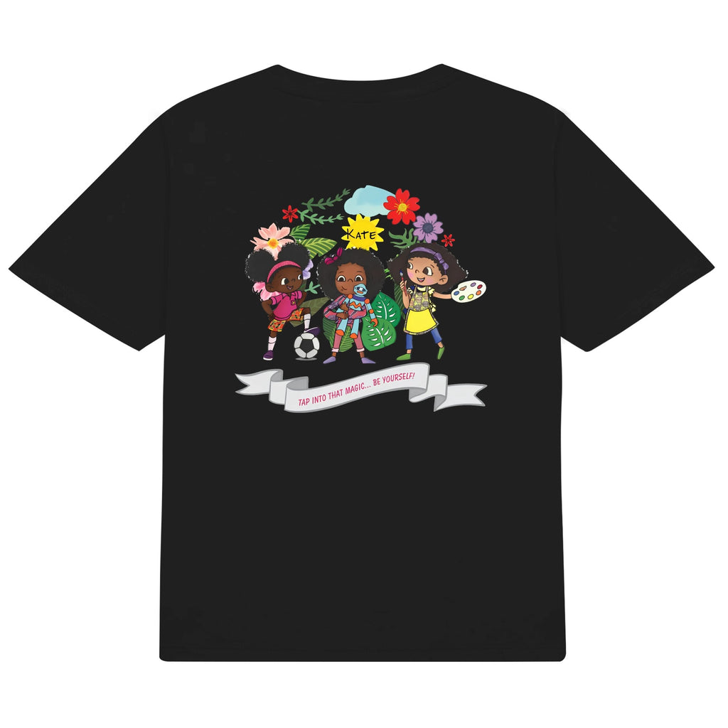 Kids Cotton Front & Back Printing T-Shirt