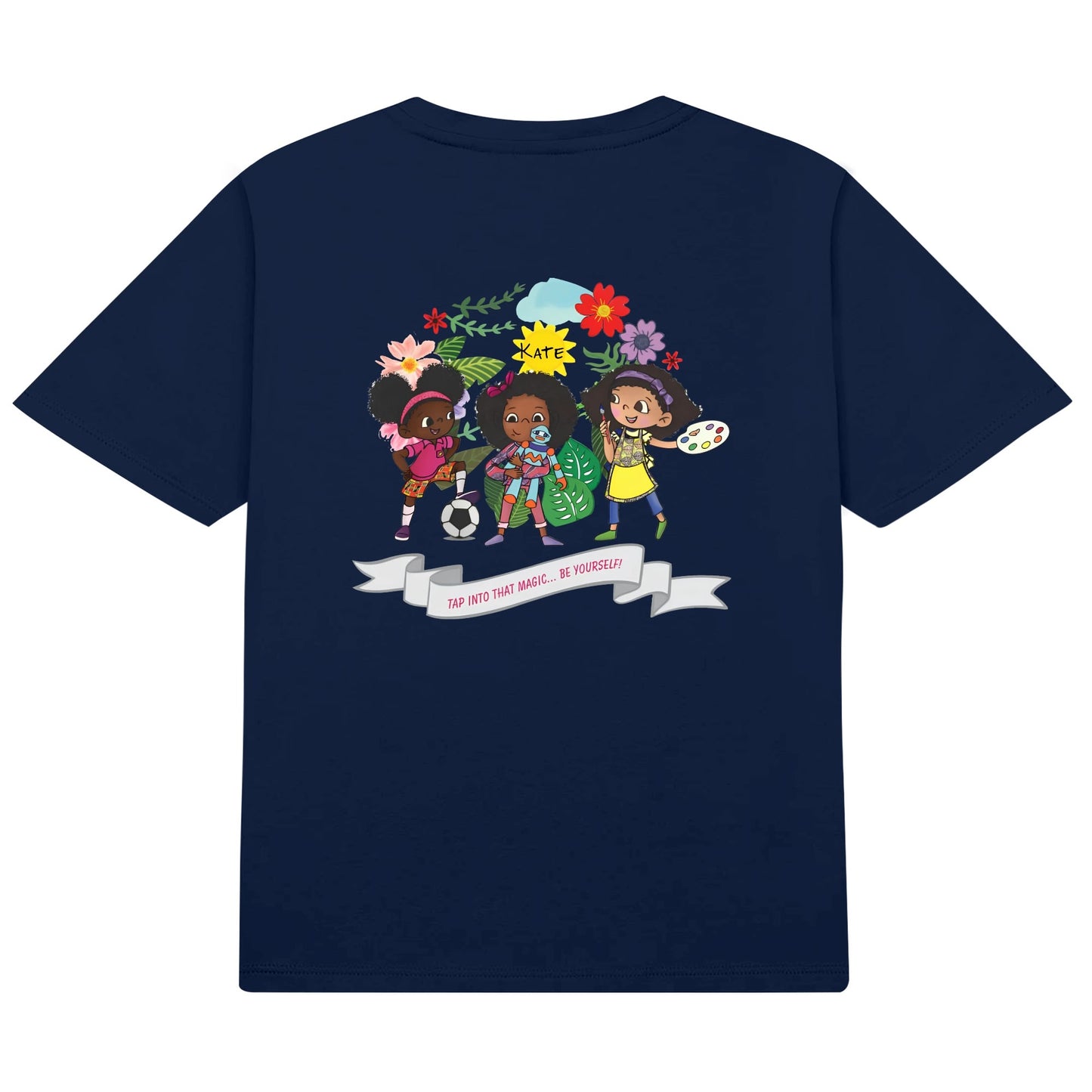 Kids Cotton Front & Back Printing T-Shirt