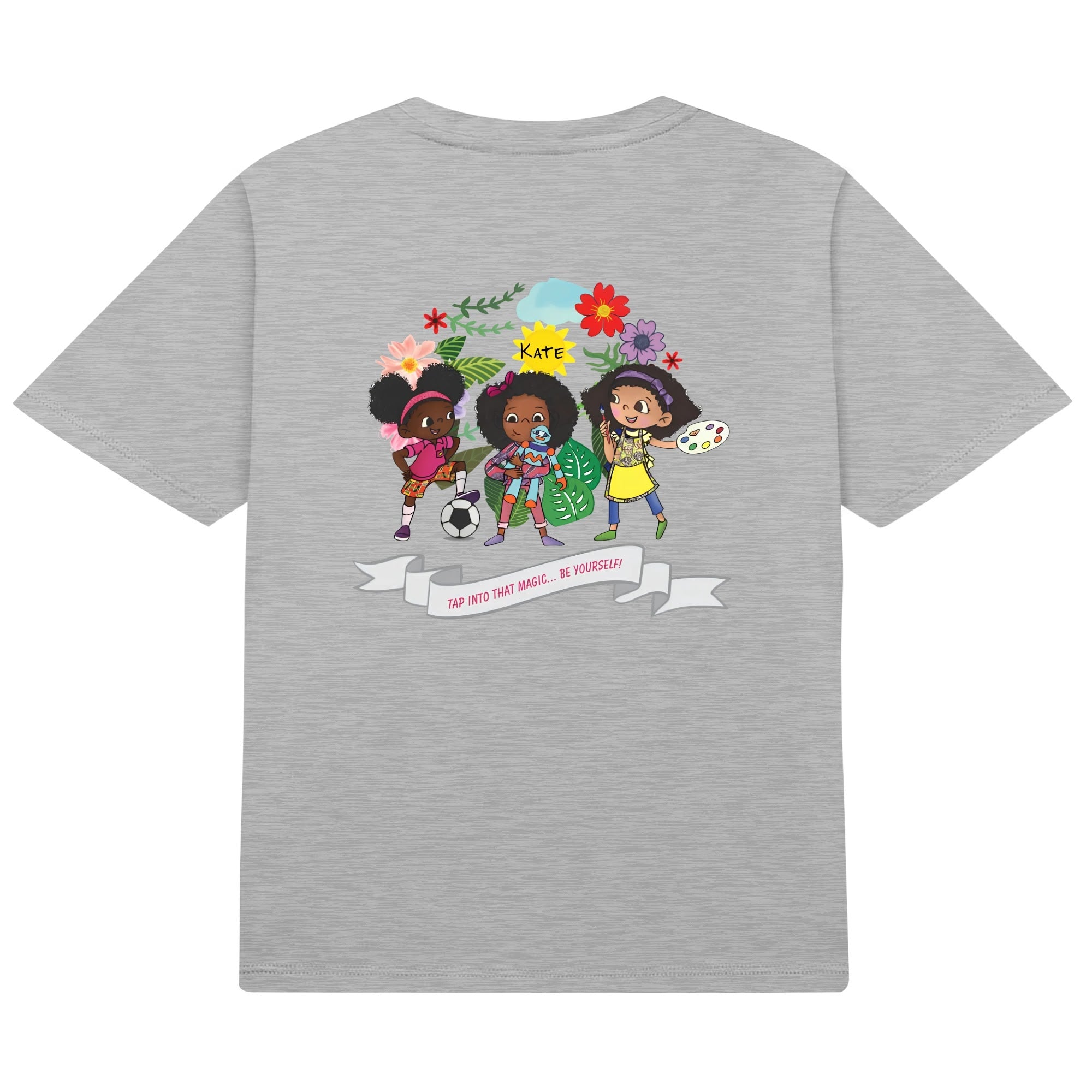 Kids Cotton Front & Back Printing T-Shirt