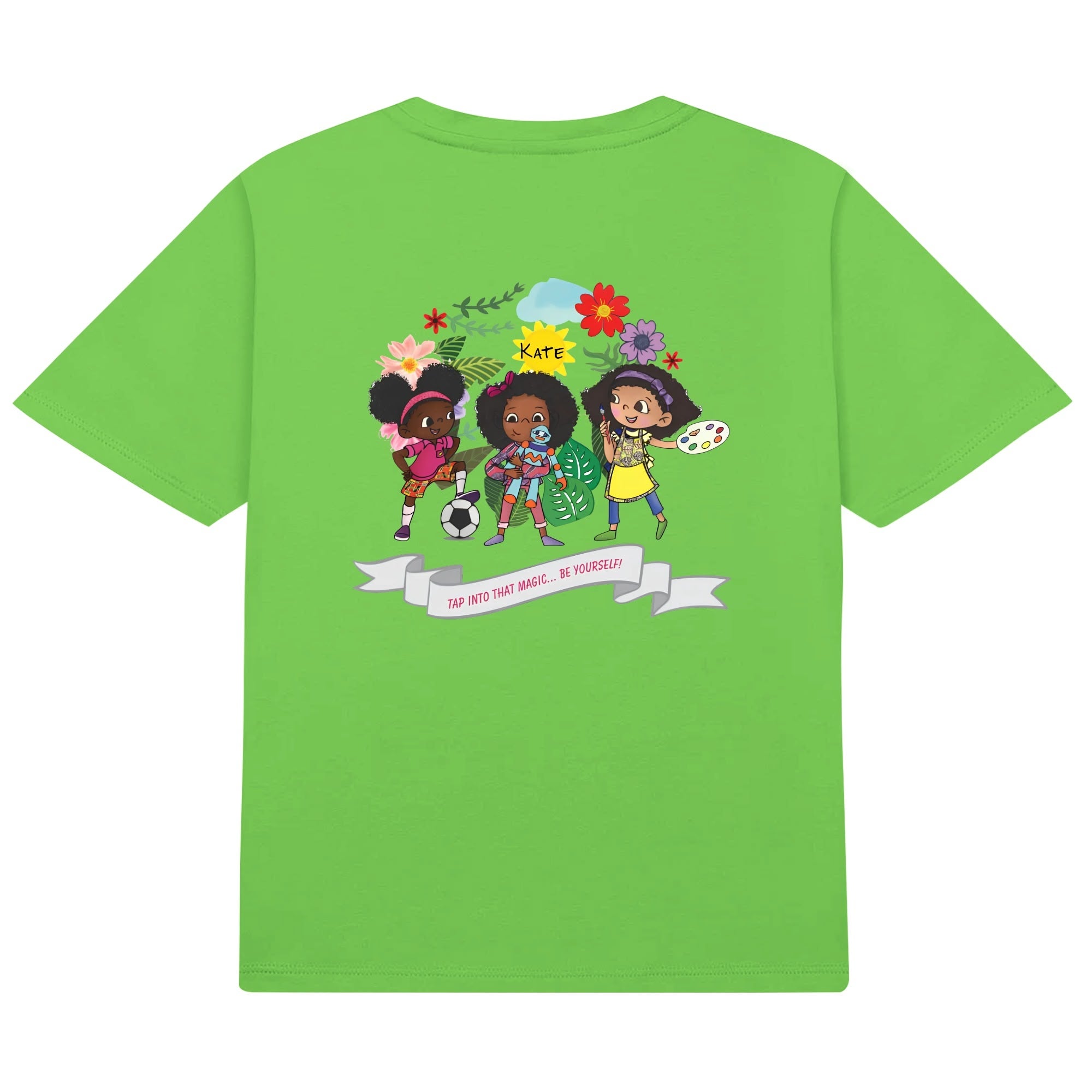 Kids Cotton Front & Back Printing T-Shirt
