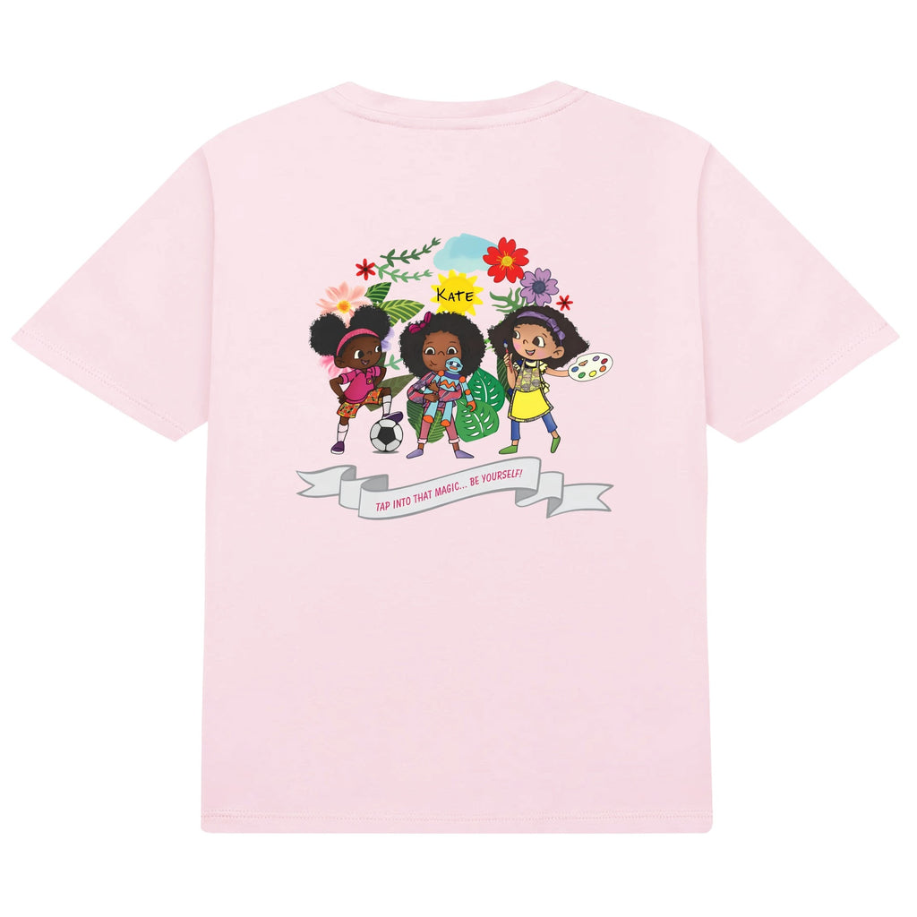 Kids Cotton Front & Back Printing T-Shirt