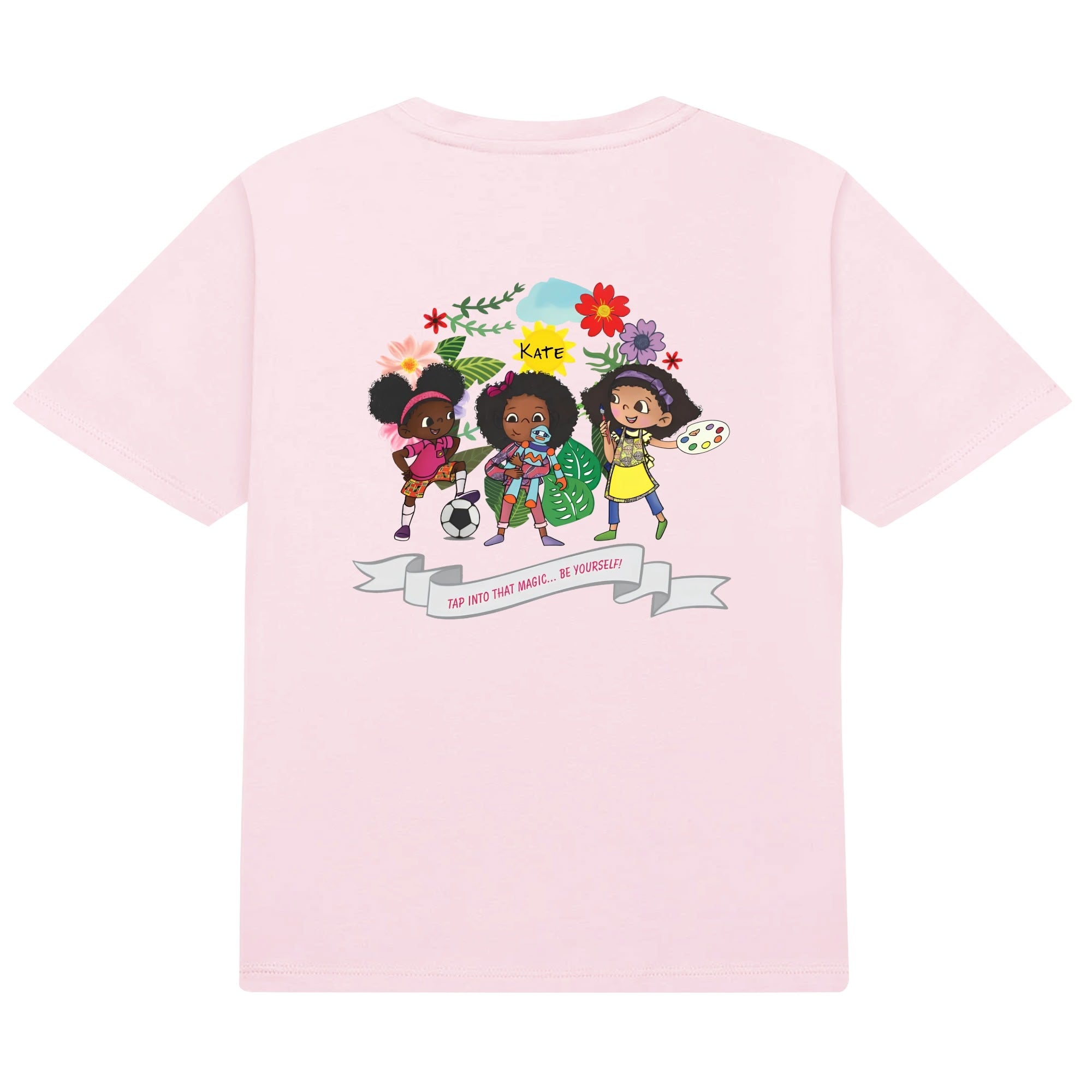 Kids Cotton Front & Back Printing T-Shirt