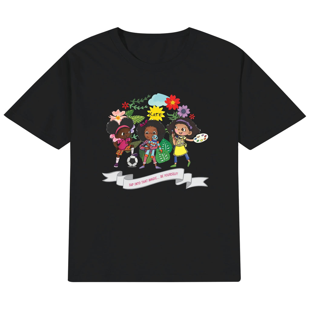 Kids Cotton Front & Back Printing T-Shirt