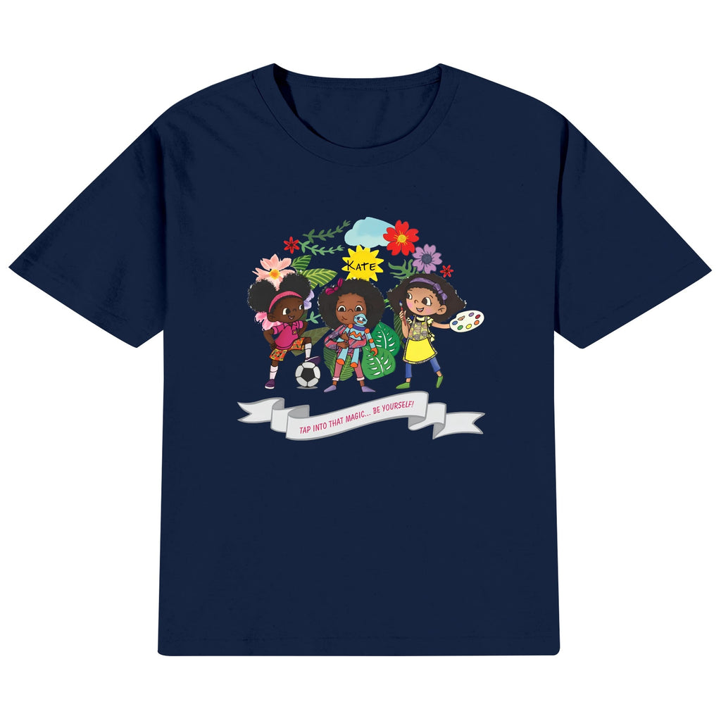 Kids Cotton Front & Back Printing T-Shirt