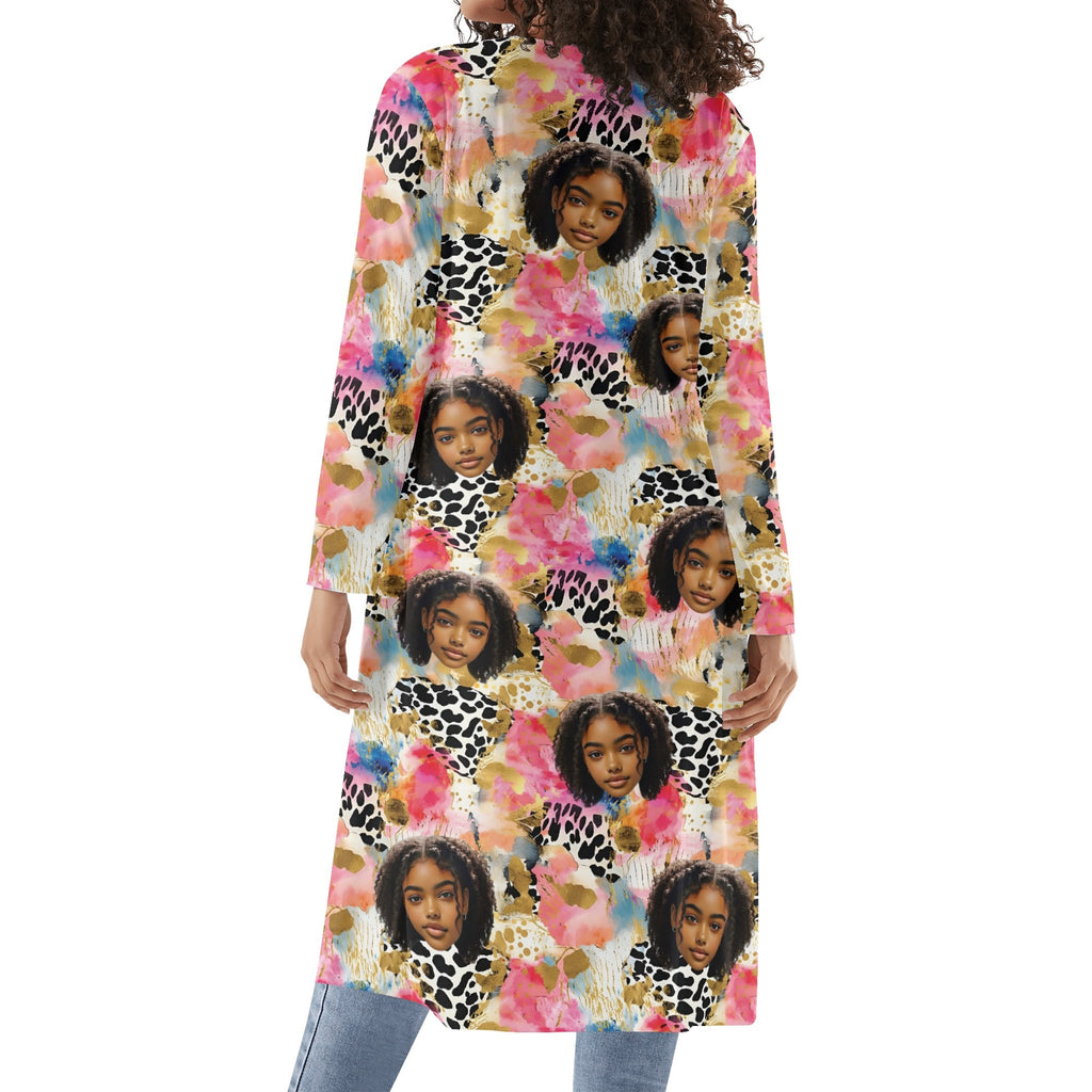 Womens Long Flowy Lightweight Kimono Cardigan