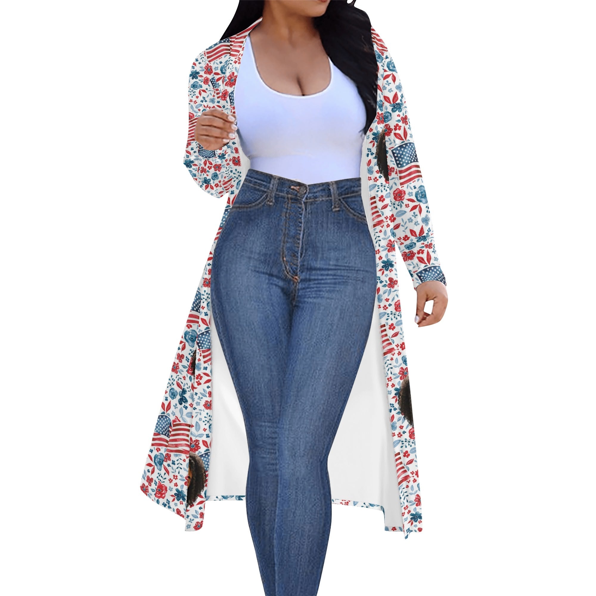 Long Flowy Lightweight Kimono