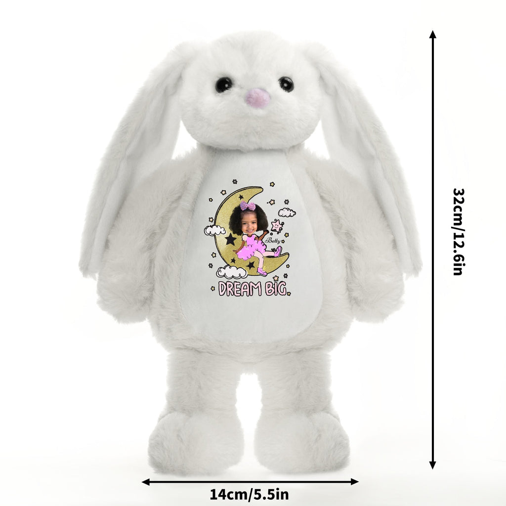 Personalized Plush Stuffed Bunny Rabbit