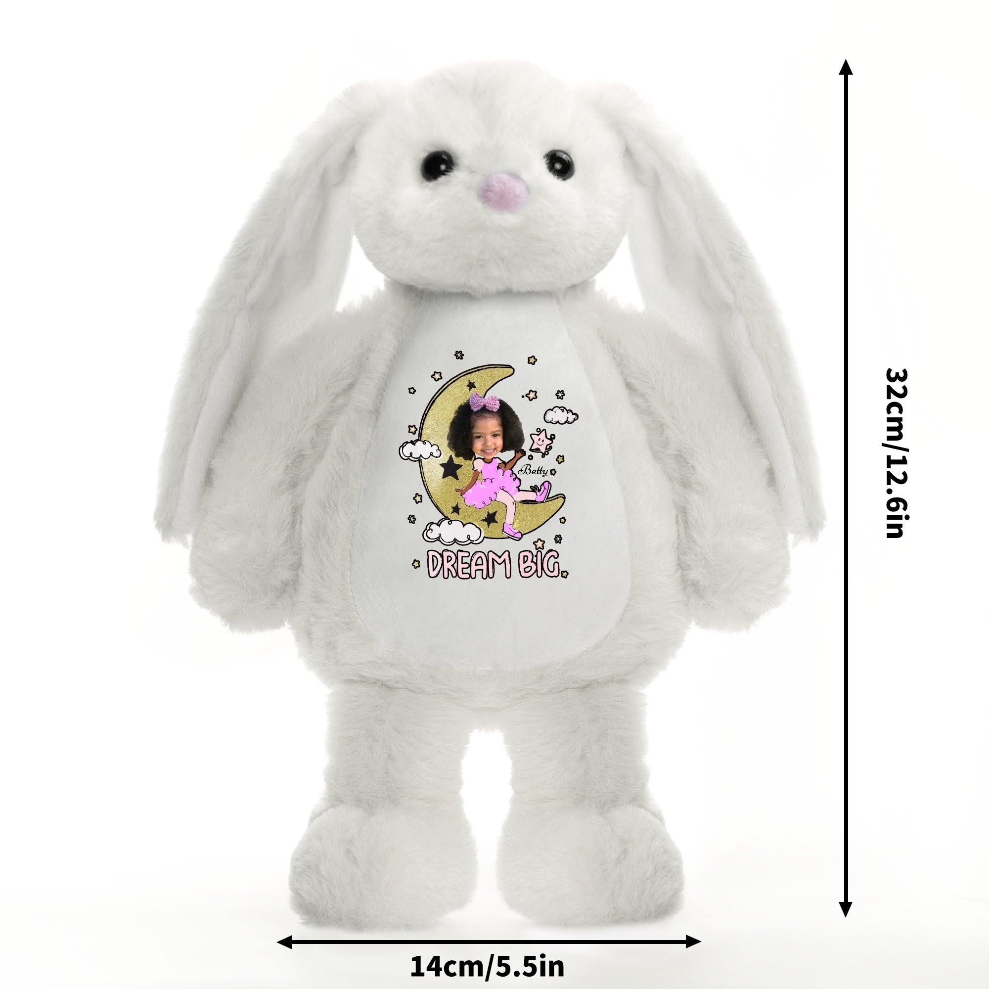 Personalized Plush Stuffed Bunny Rabbit
