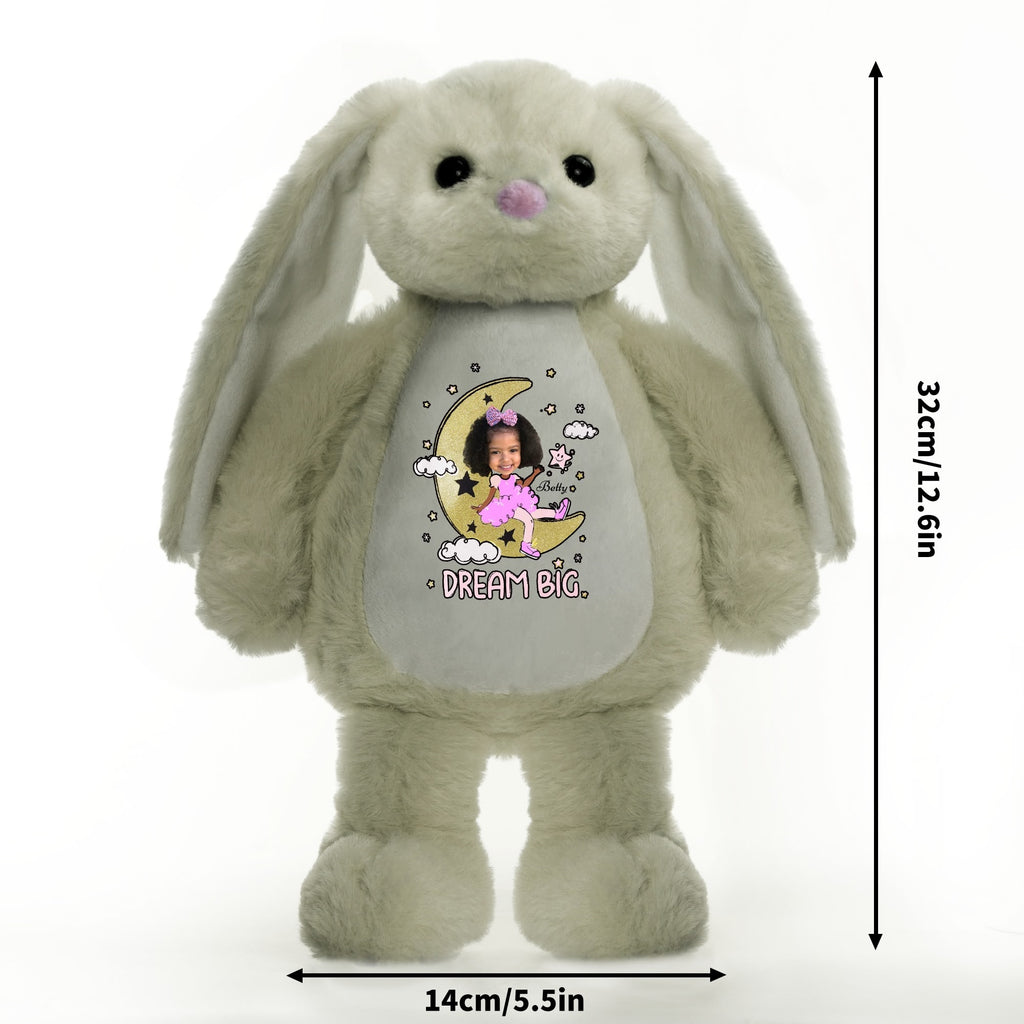 Personalized Plush Stuffed Bunny Rabbit