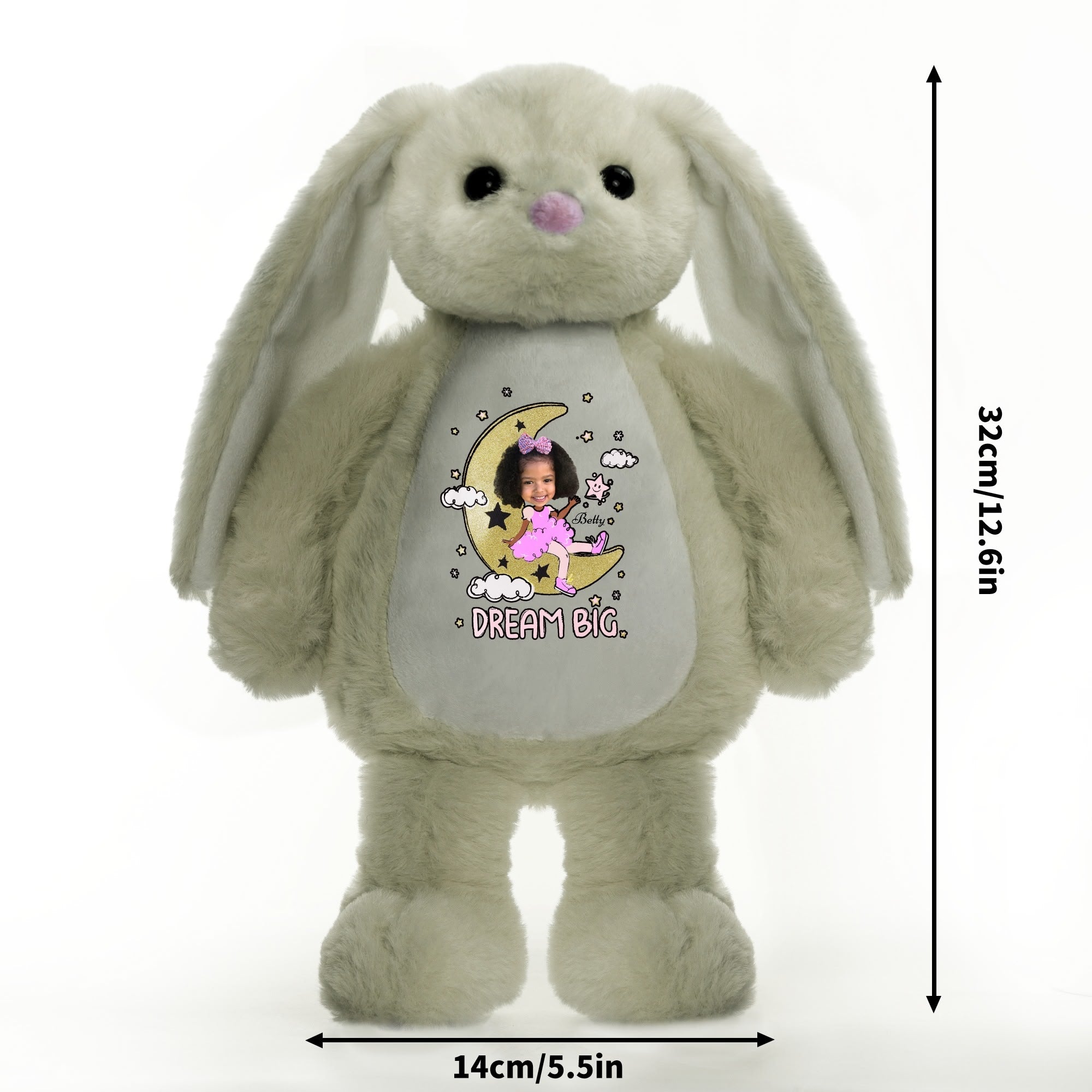 Personalized Plush Stuffed Bunny Rabbit