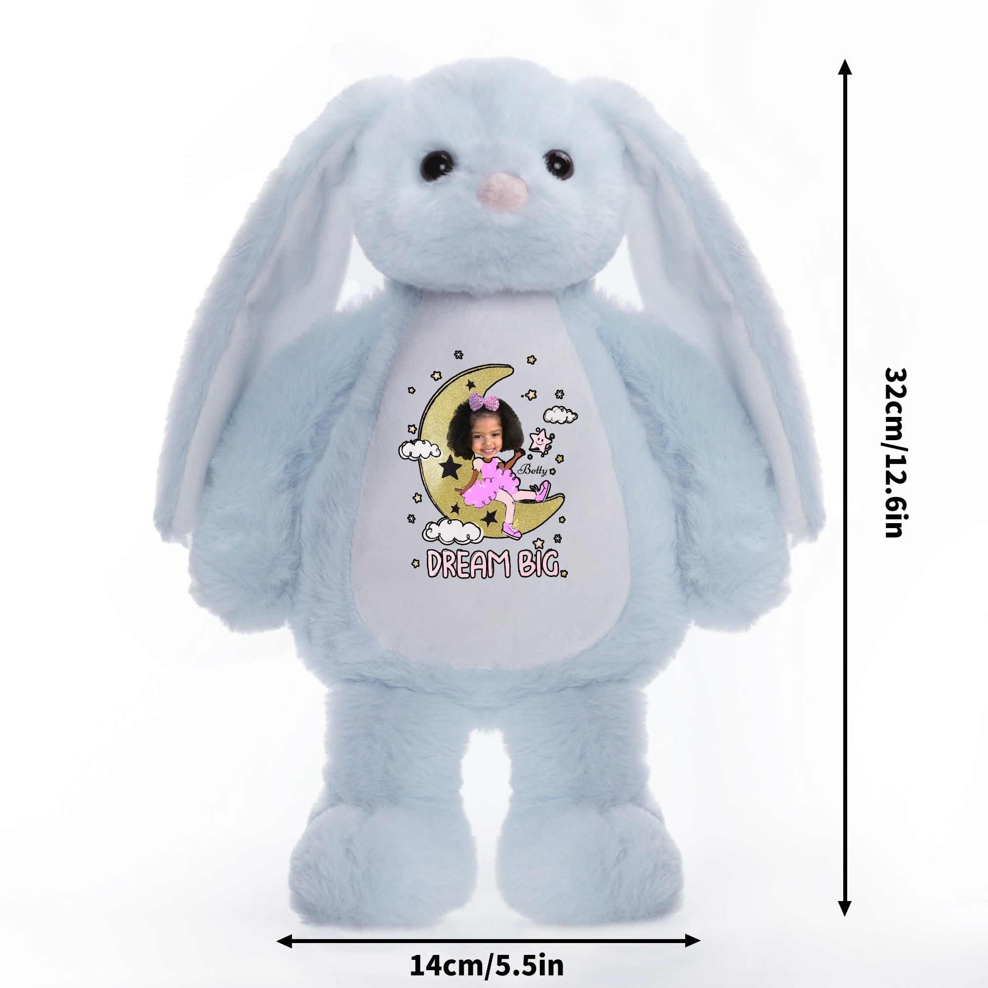 Personalized Plush Stuffed Bunny Rabbit