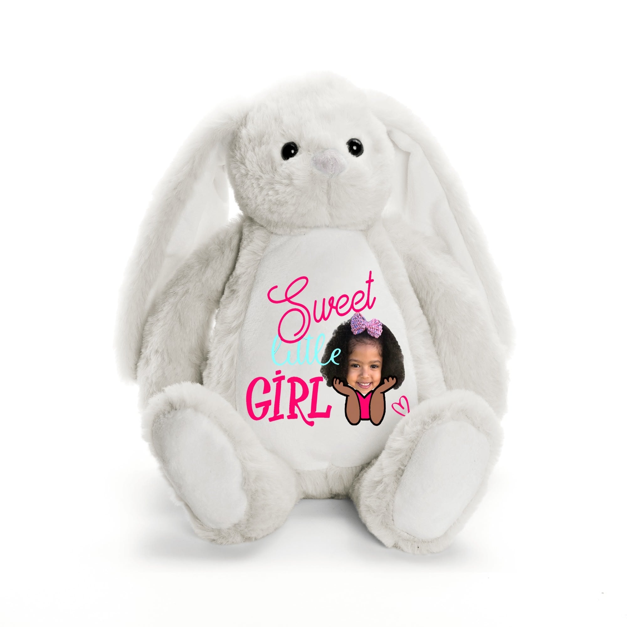Printing Plush Stuffed Bunny Rabbit