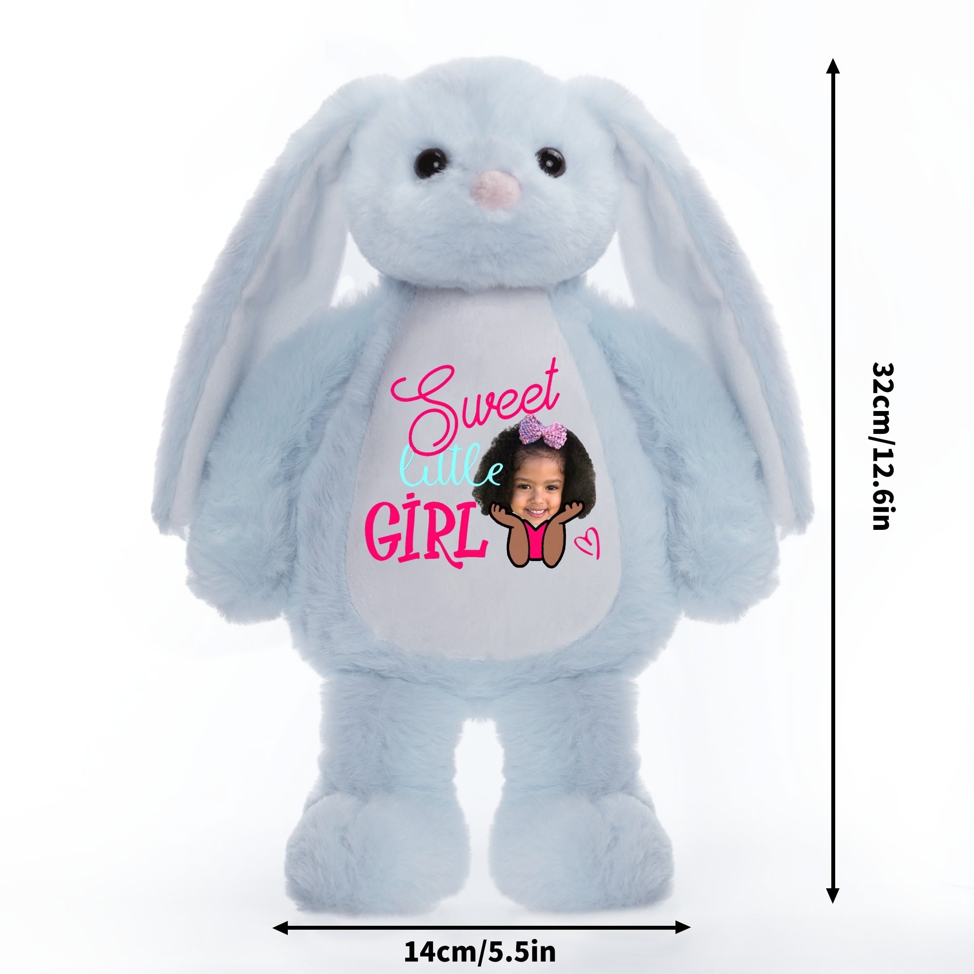 Printing Plush Stuffed Bunny Rabbit