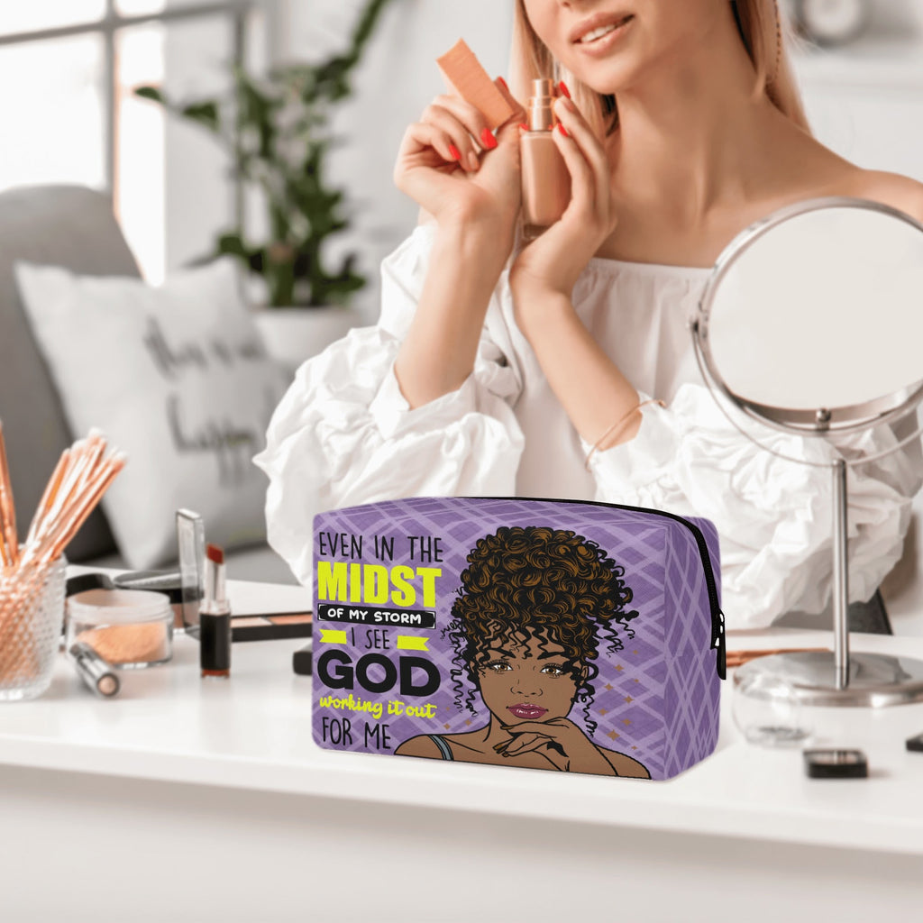 Even in the Midst PU Cosmetic Bag