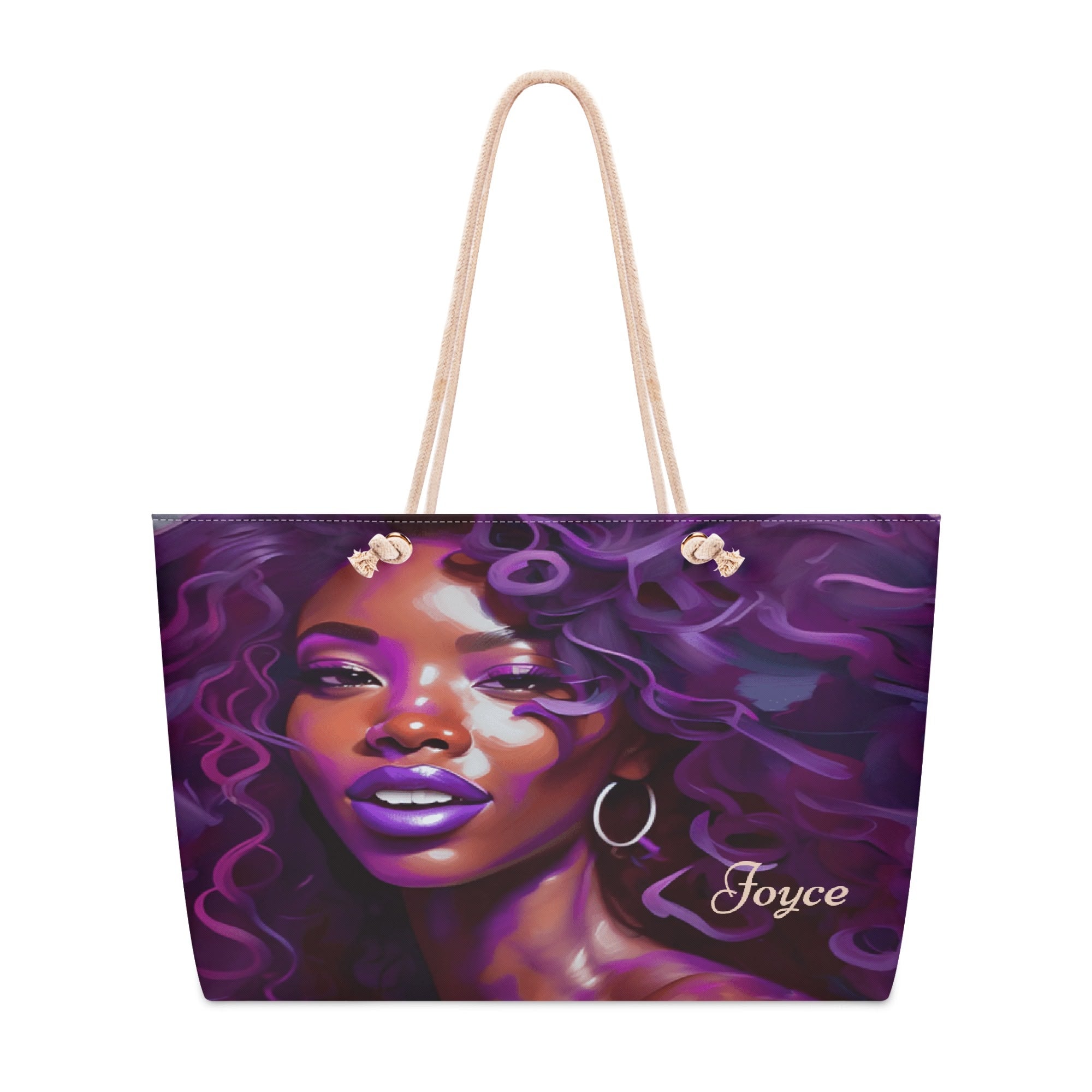 Polyester Weekender Bag Travel Tote Bag for Her