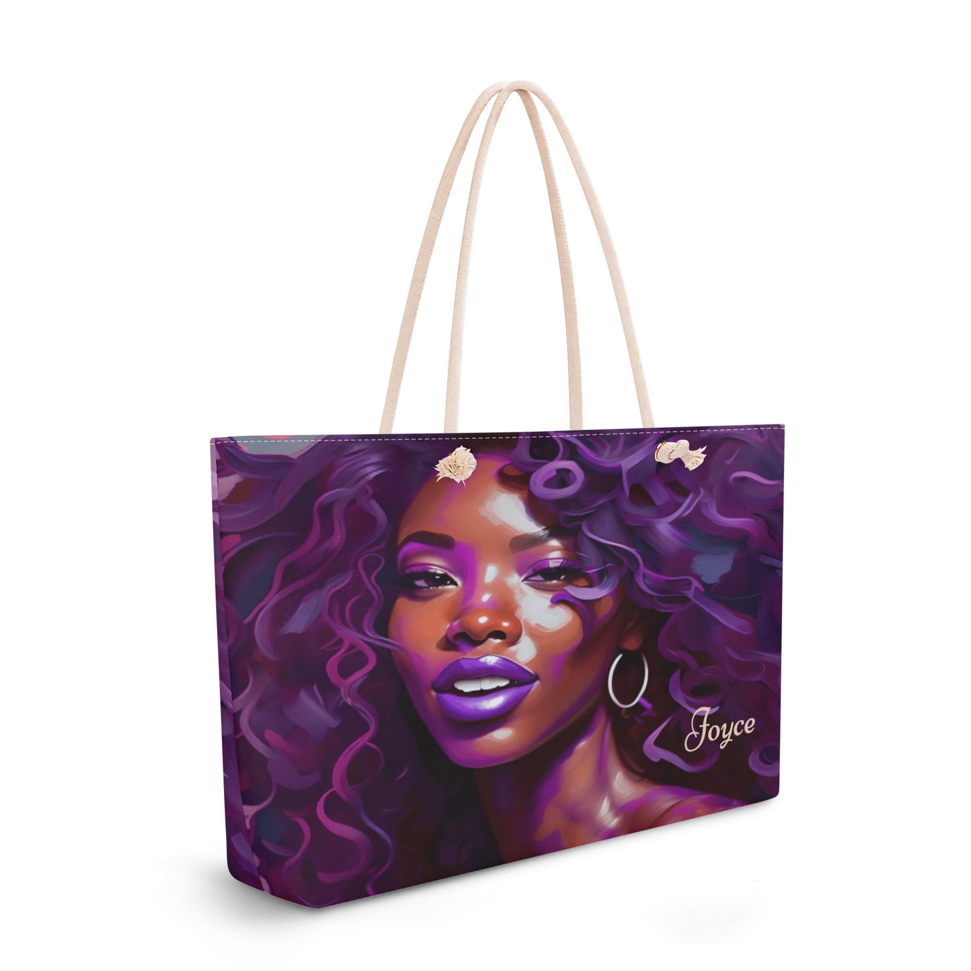 Polyester Weekender Bag Travel Tote Bag for Her