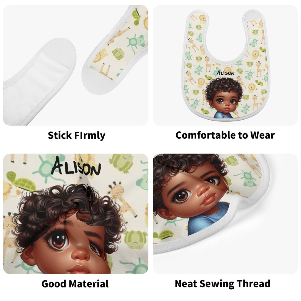 Custom Drooling and Teething Baby Bibs