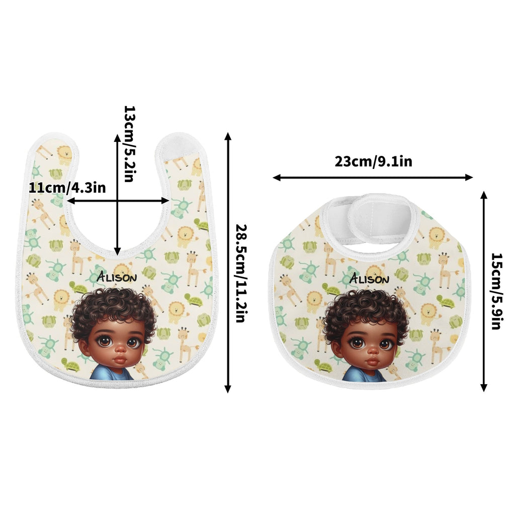 Custom Drooling and Teething Baby Bibs
