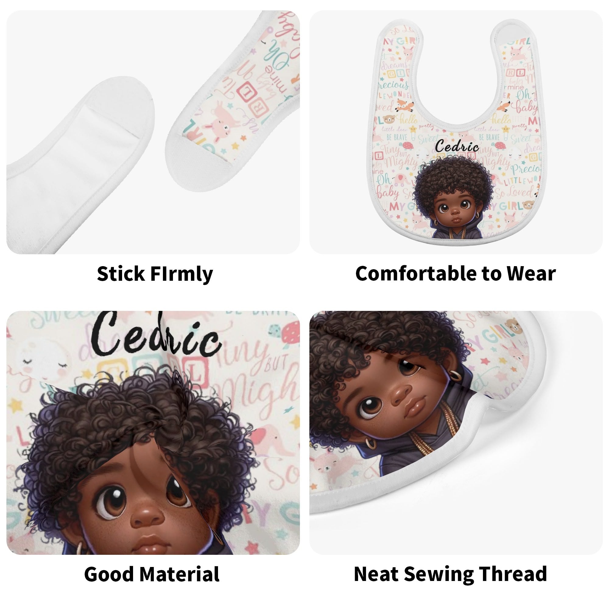 Custom Drooling and Teething Baby Bibs for Babies