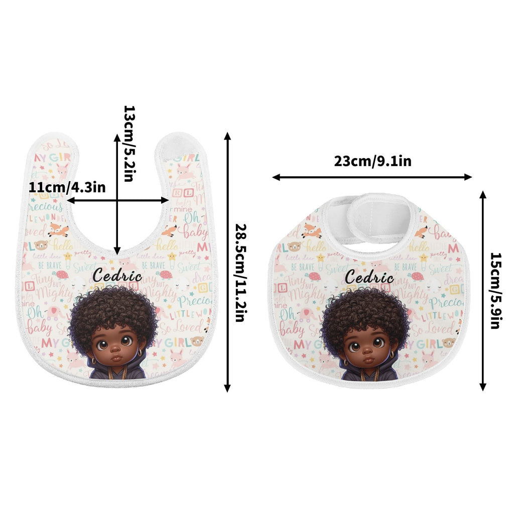 Custom Drooling and Teething Baby Bibs for Babies