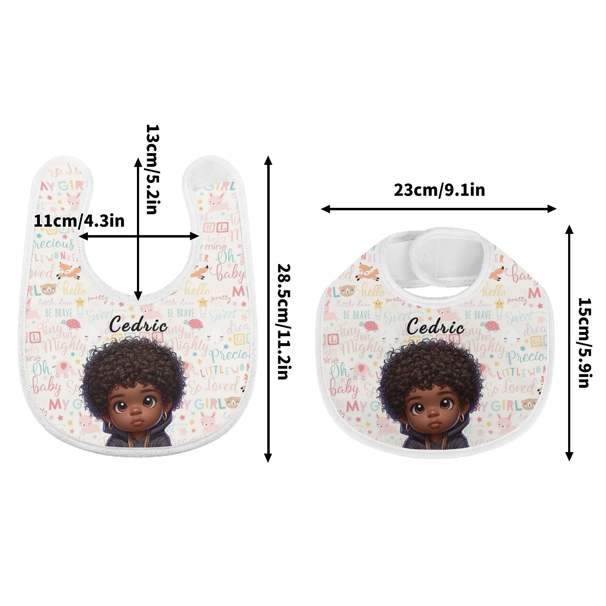 Custom Drooling and Teething Baby Bibs for Babies