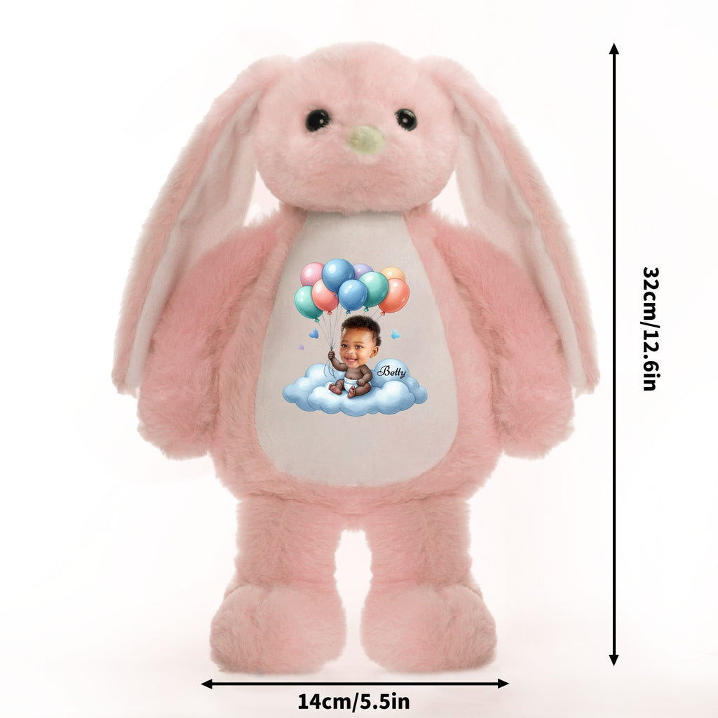 Printing Plush Stuffed Bunny Rabbit for Easter Christmas Birthday