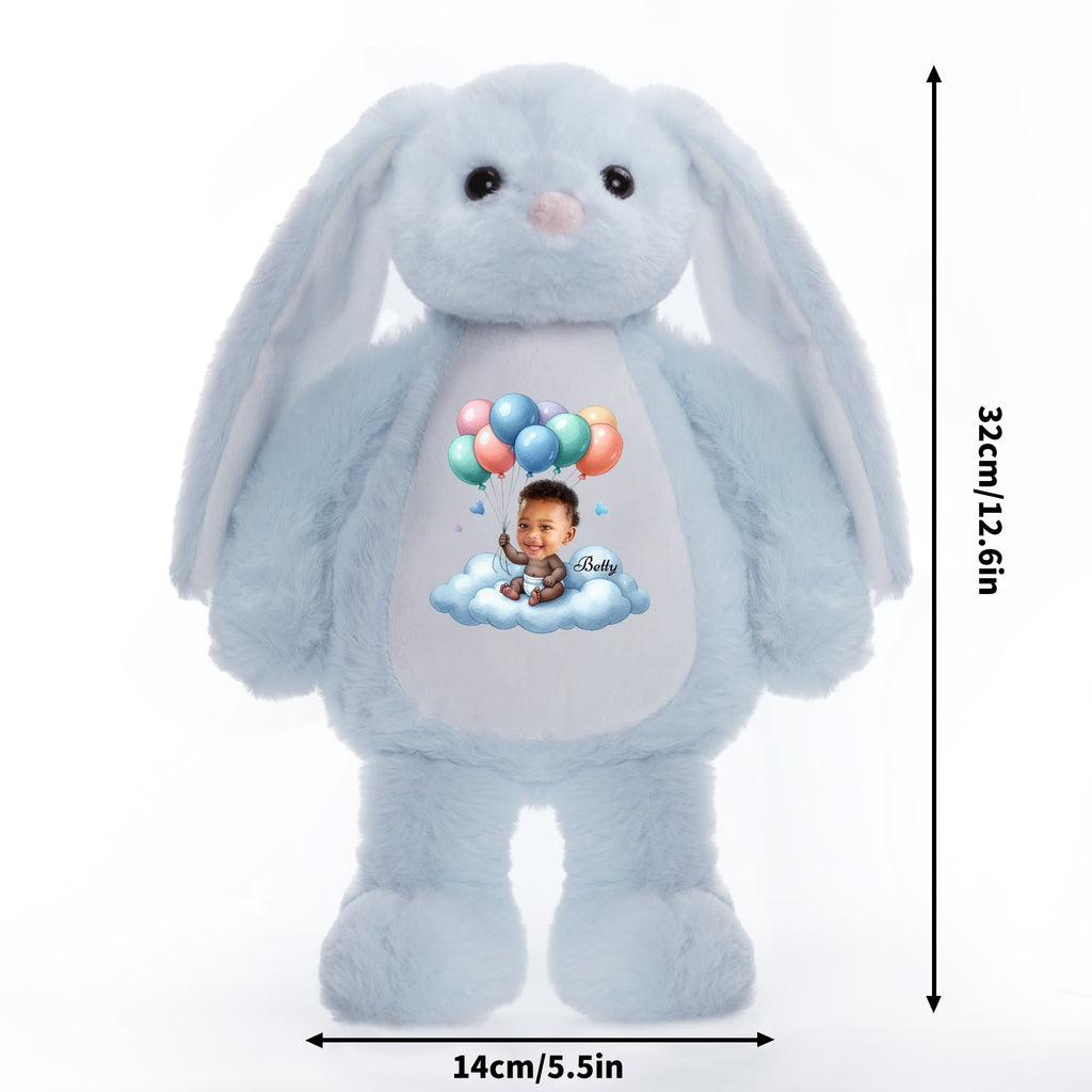 Printing Plush Stuffed Bunny Rabbit for Easter Christmas Birthday