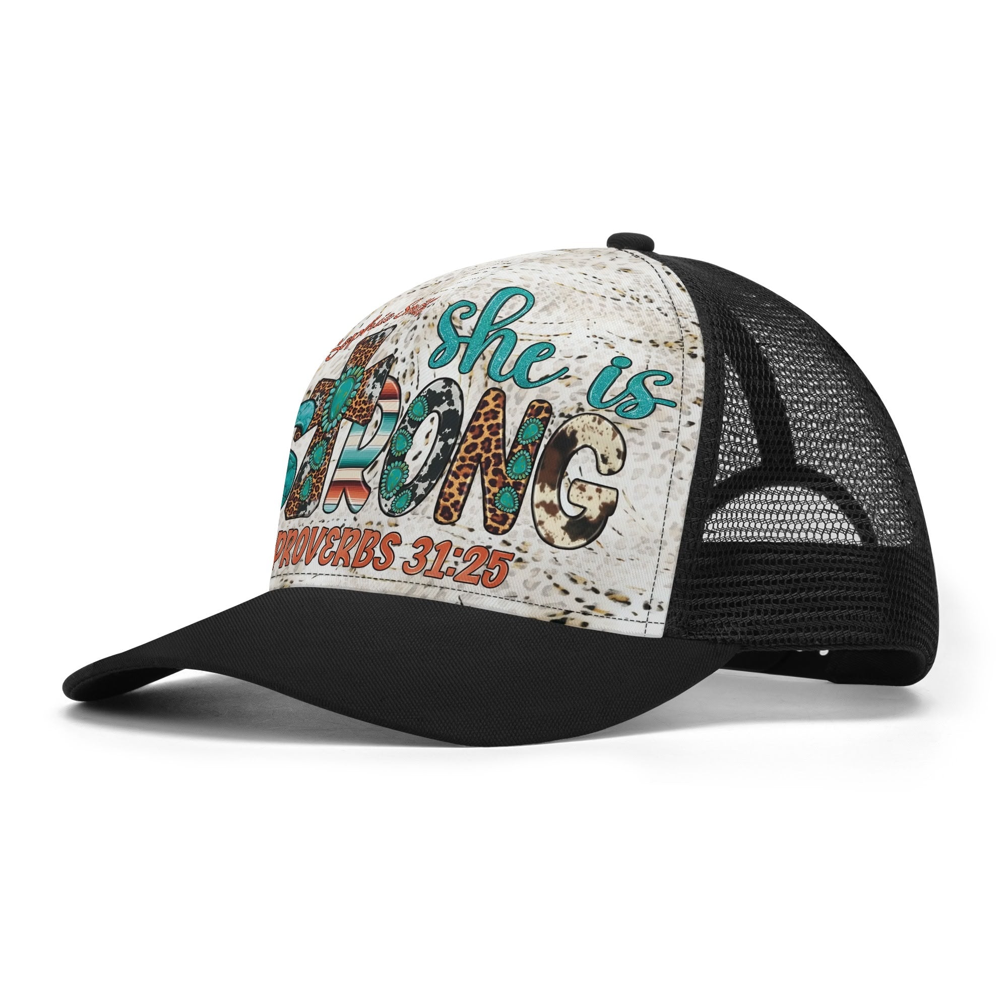 She Is Strong Trucker Hat