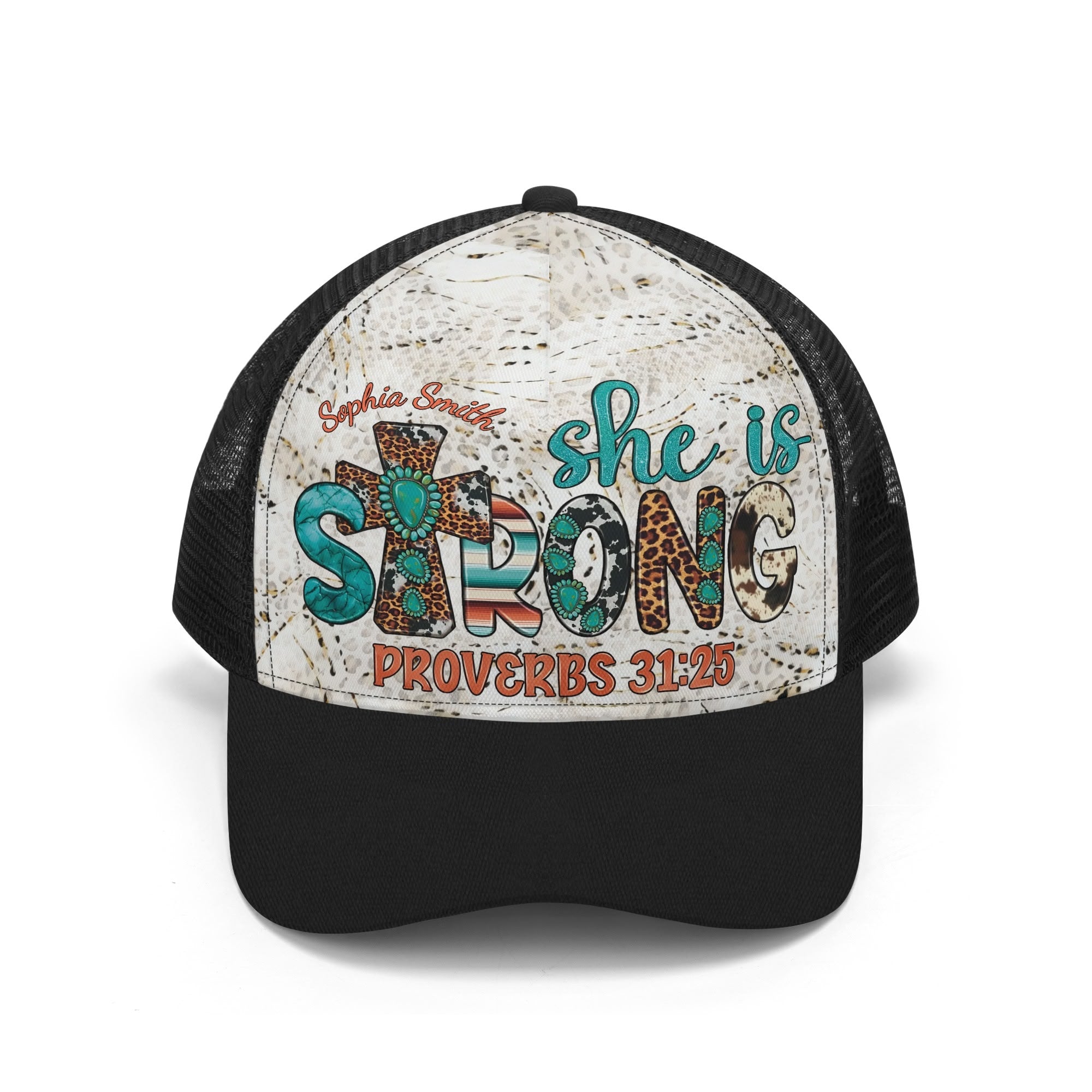 She Is Strong Trucker Hat