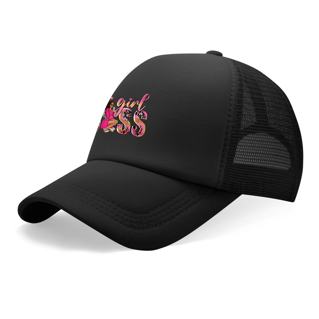 Girl Boss Personalized Breathable Mesh Baseball Cap