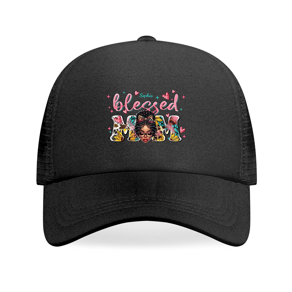 Blessed Mom Breathable Mesh Baseball Cap