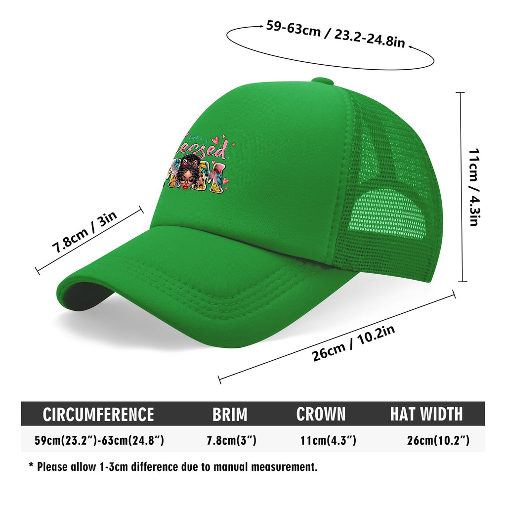 Blessed Mom Breathable Mesh Baseball Cap