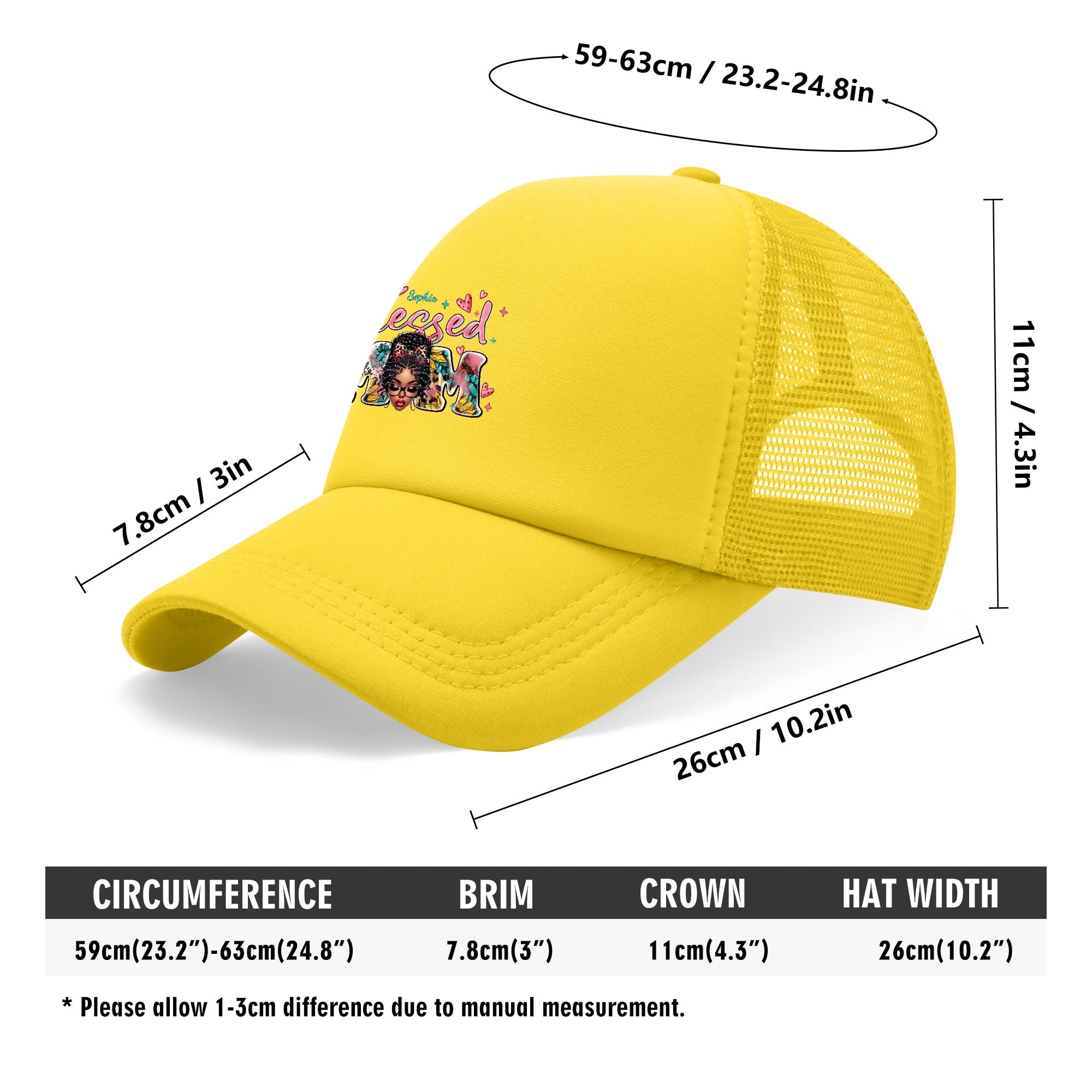 Blessed Mom Breathable Mesh Baseball Cap