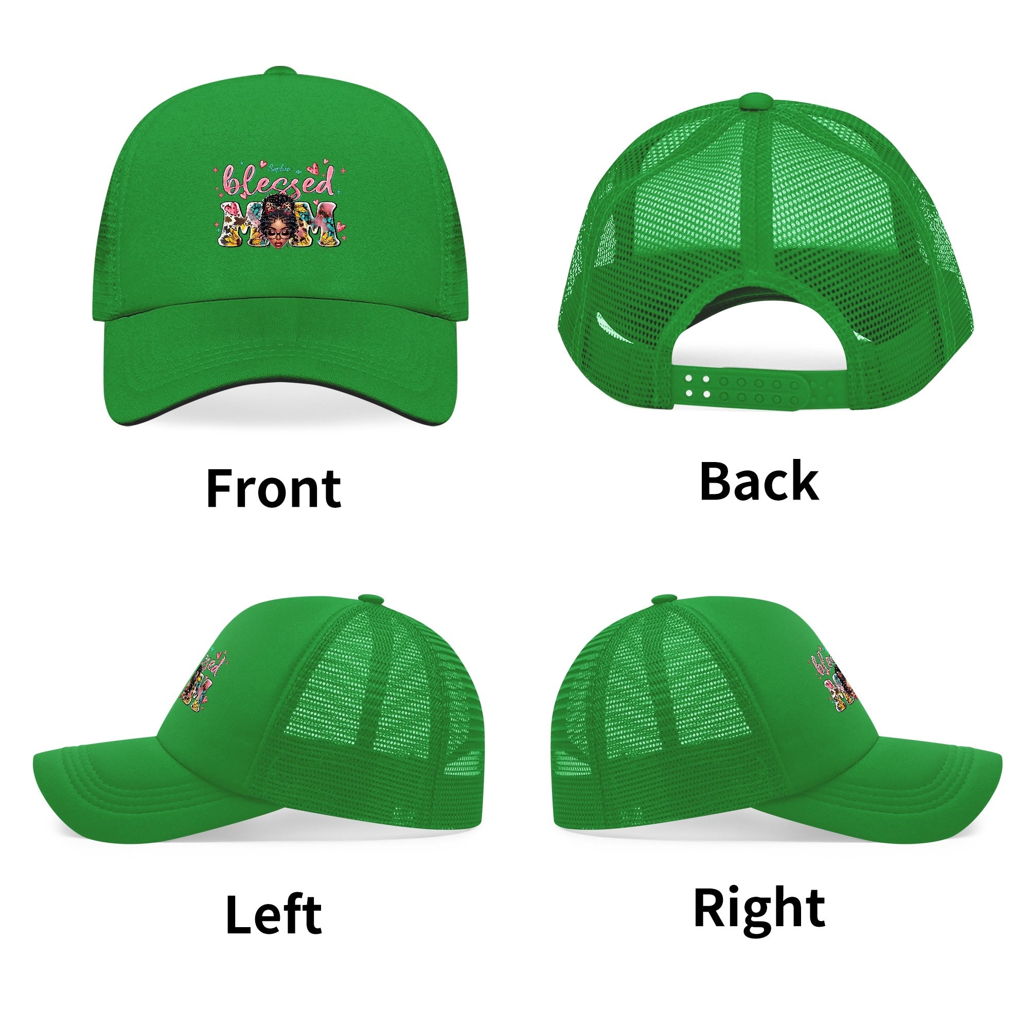 Blessed Mom Breathable Mesh Baseball Cap