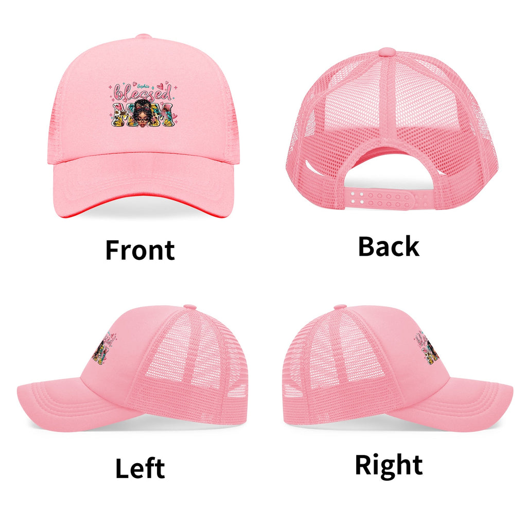 Blessed Mom Breathable Mesh Baseball Cap