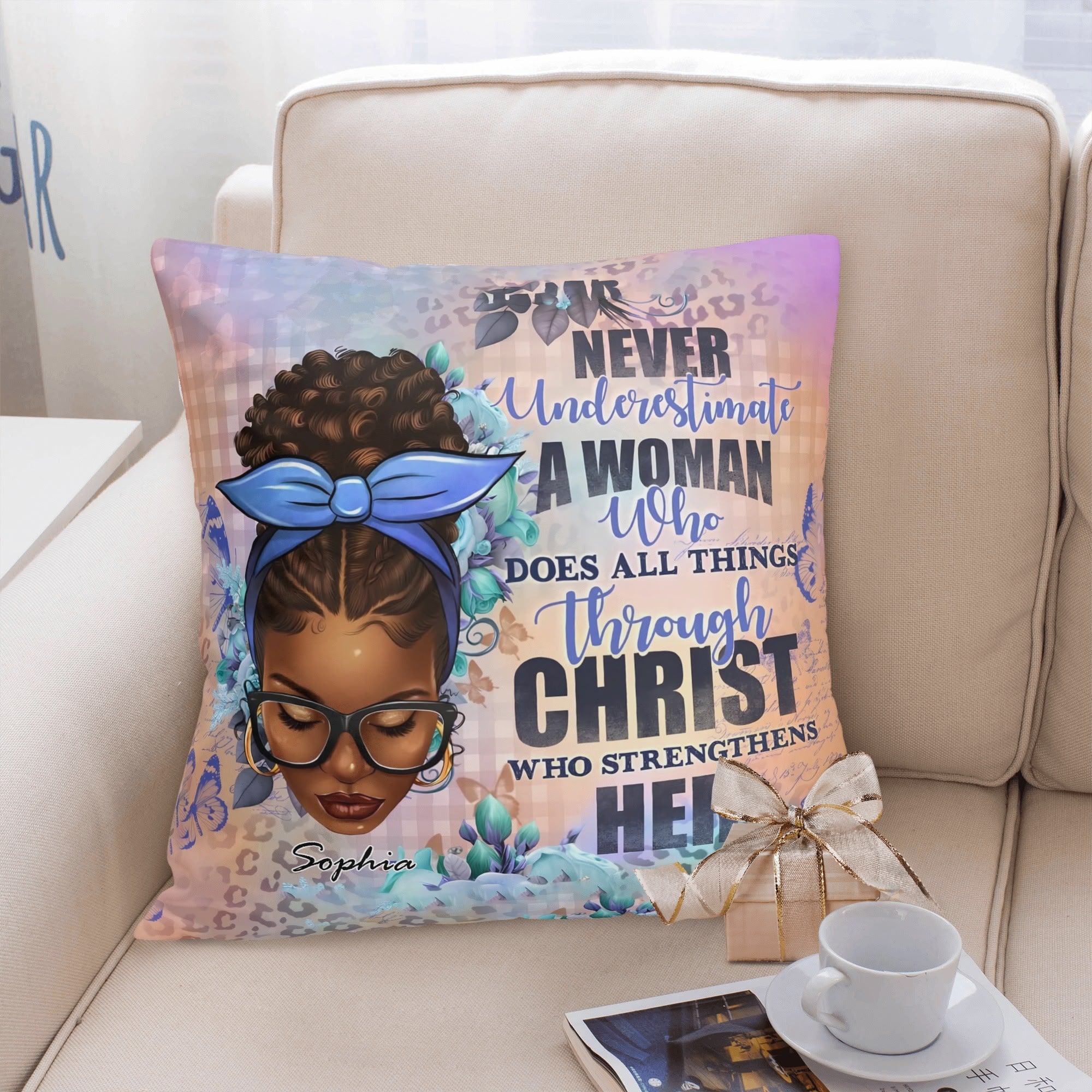 Never Underestimate Personalized Pillow Case