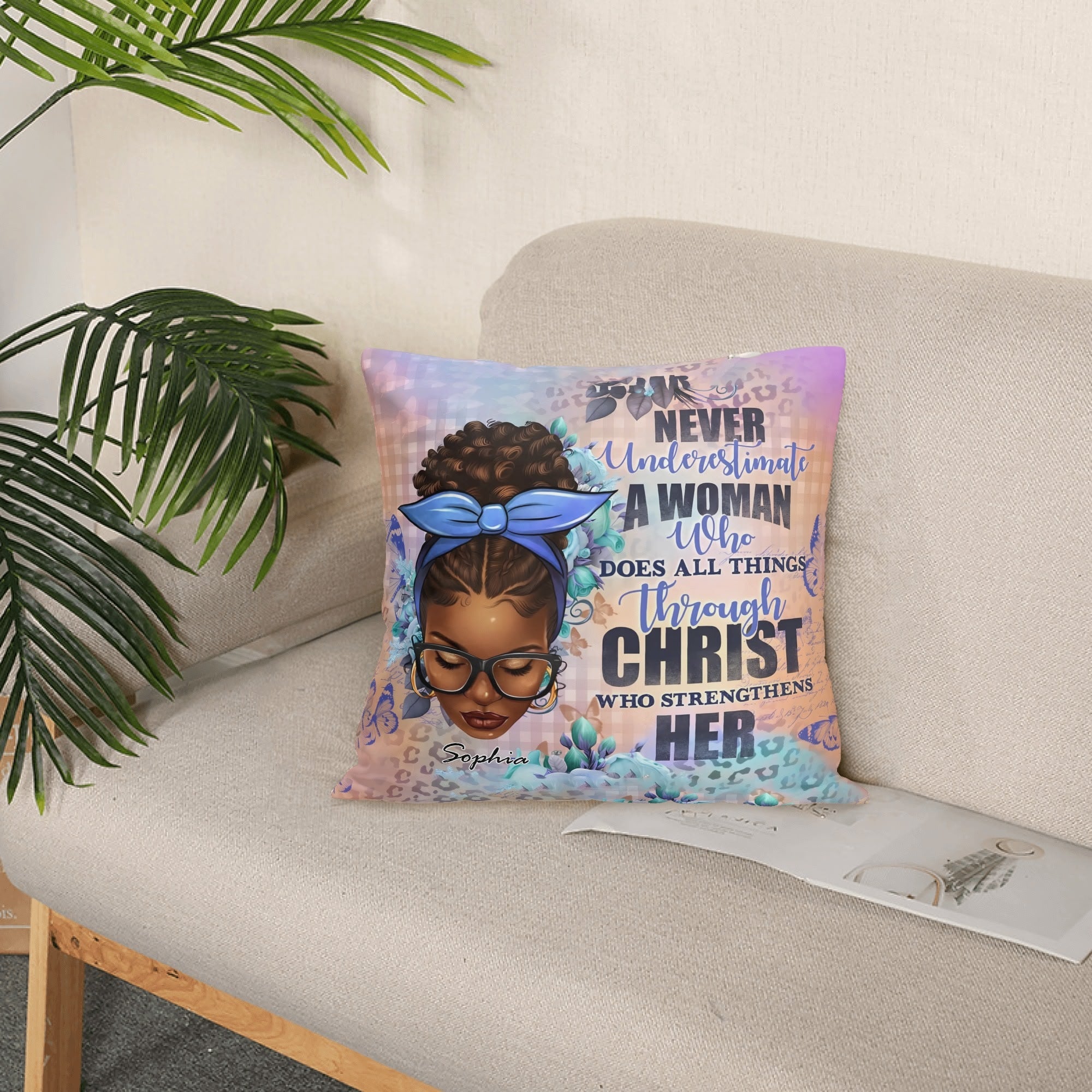 Never Underestimate Personalized Pillow Case