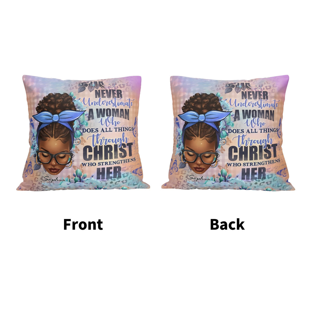 Never Underestimate Personalized Pillow Case
