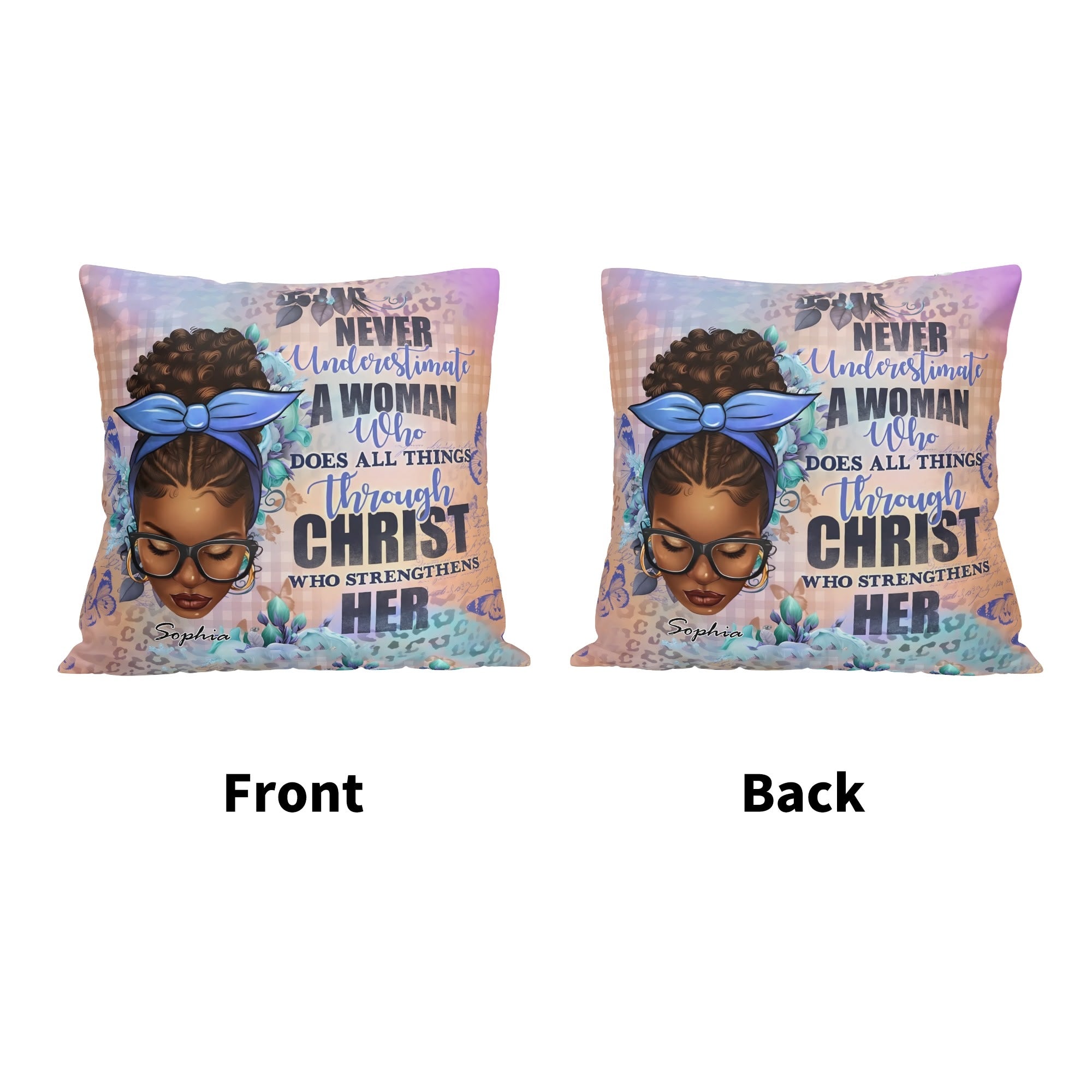 Never Underestimate Personalized Pillow Case