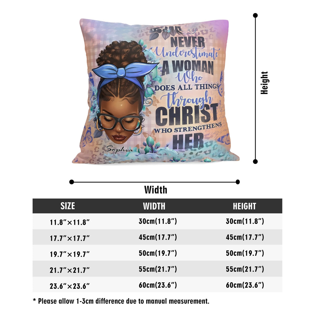 Never Underestimate Personalized Pillow Case